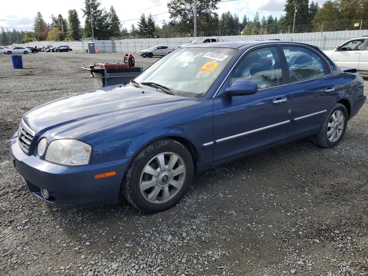 2005 Kia Optima Lx Blue vin: KNAGD128355432973