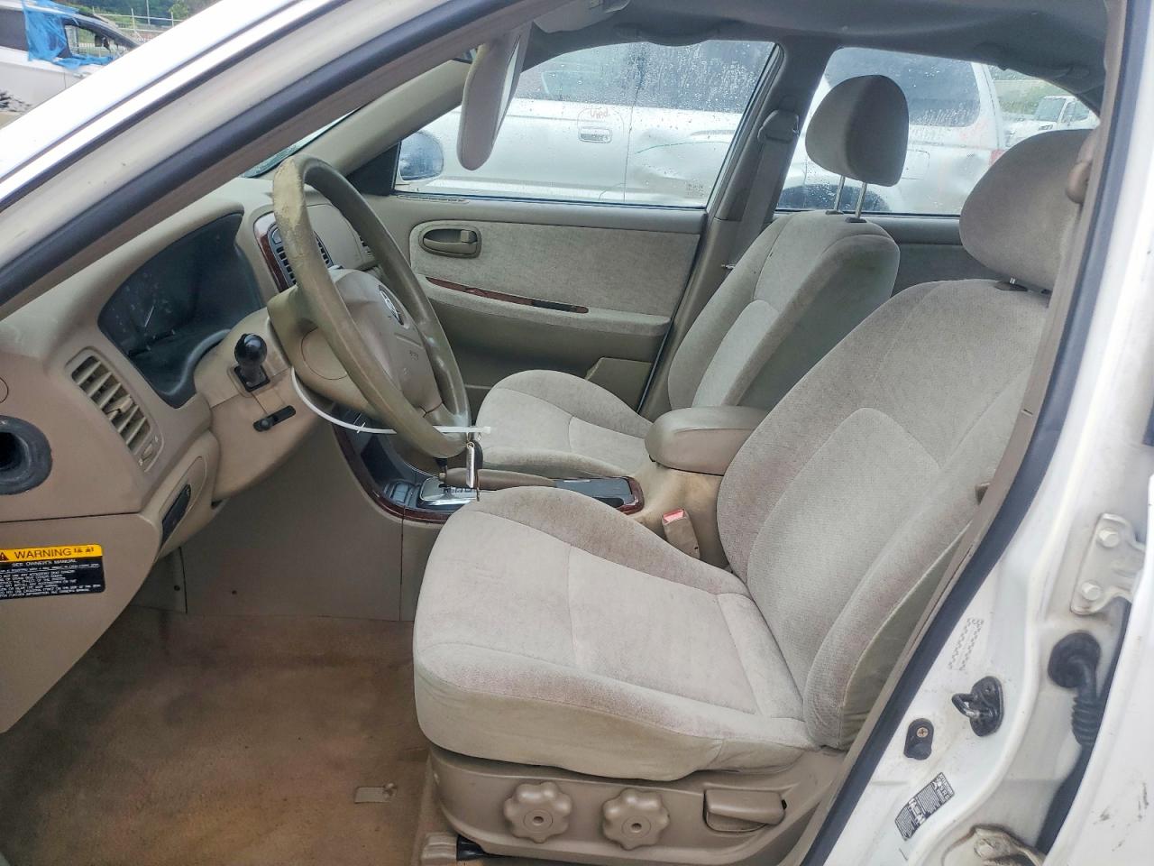 2004 Kia Optima Lx/ex White vin: KNAGD128445269491