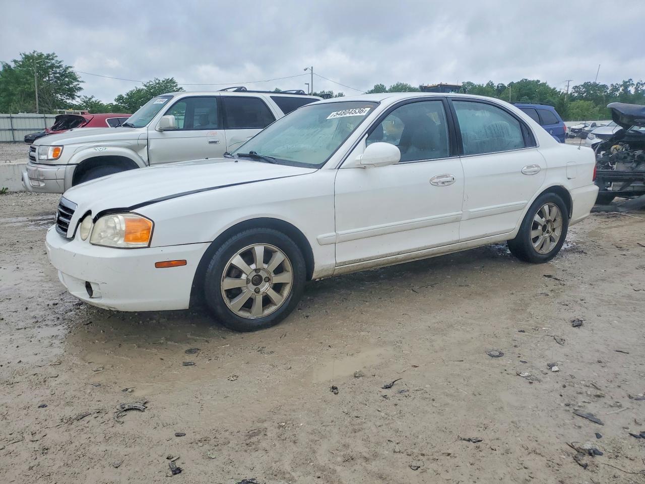 2004 Kia Optima Lx/ex Белый vin: KNAGD128445269491