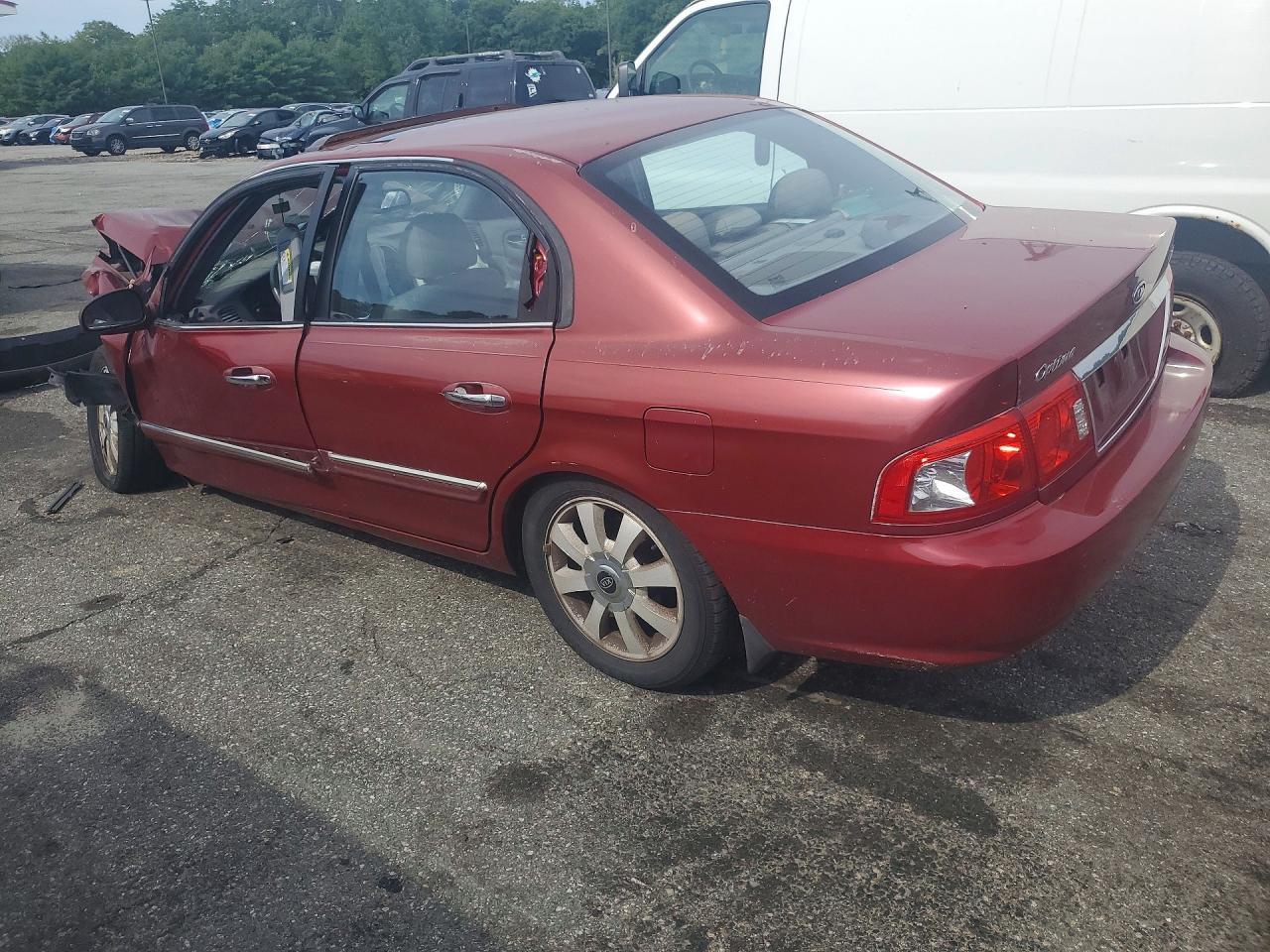 2005 Kia Optima Lx Red vin: KNAGD128455430309