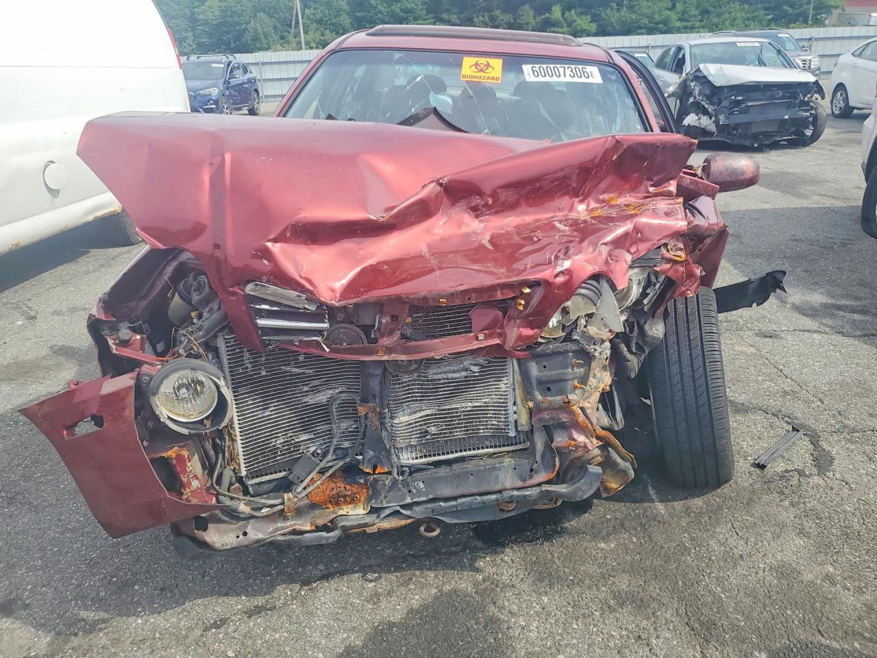 2005 Kia Optima Lx Red vin: KNAGD128455430309