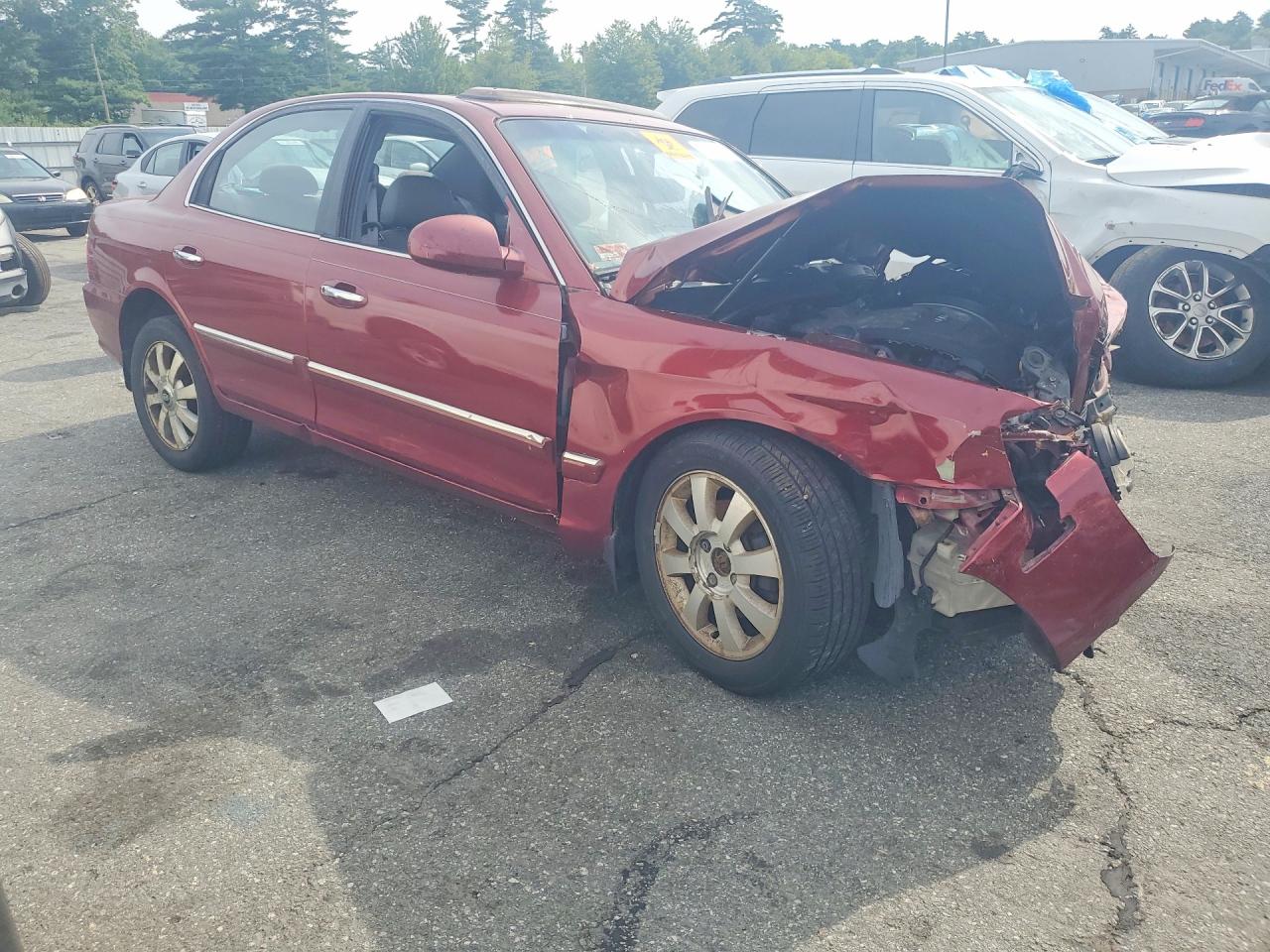 2005 Kia Optima Lx Red vin: KNAGD128455430309