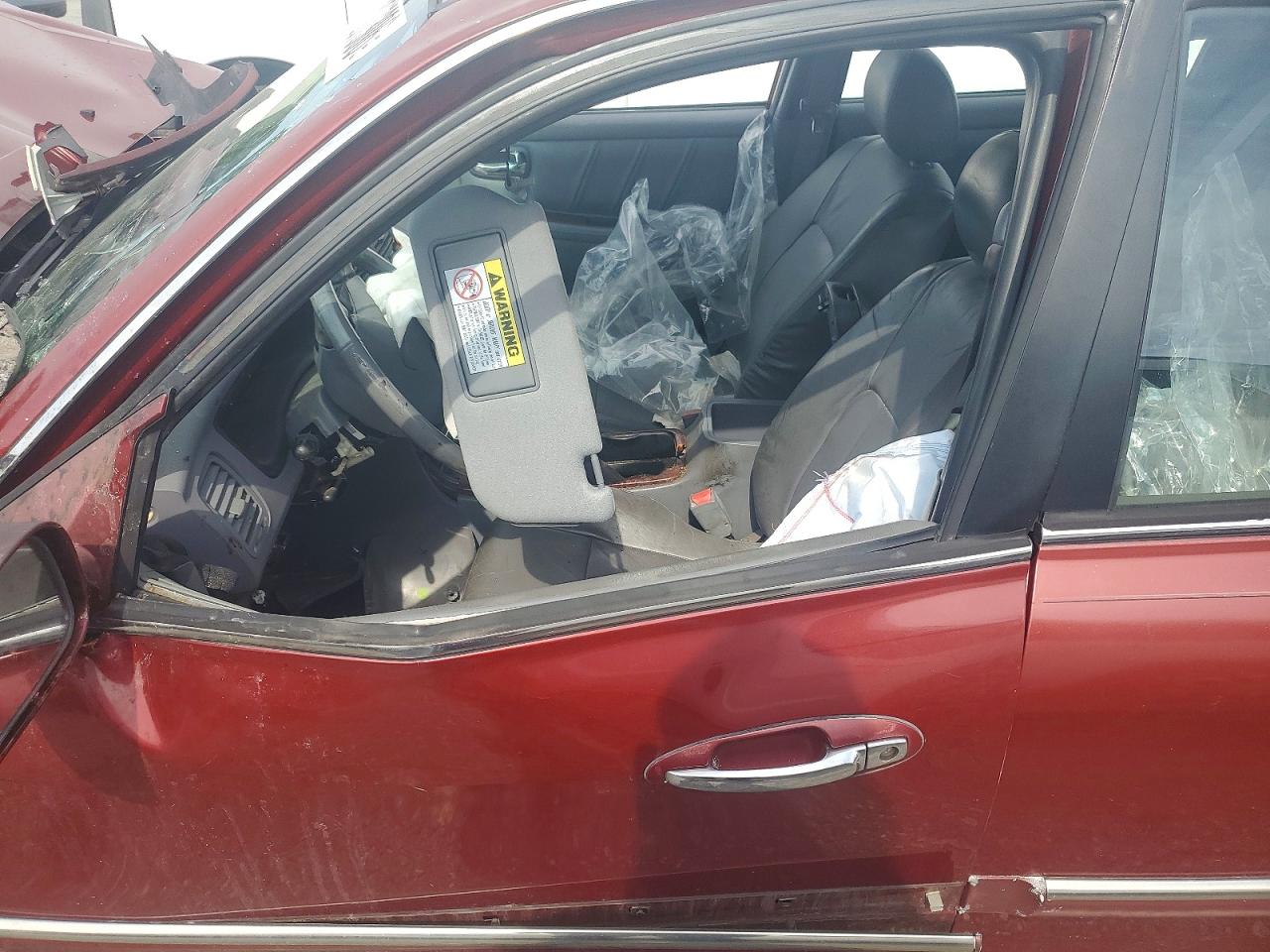 2005 Kia Optima Lx Red vin: KNAGD128455430309