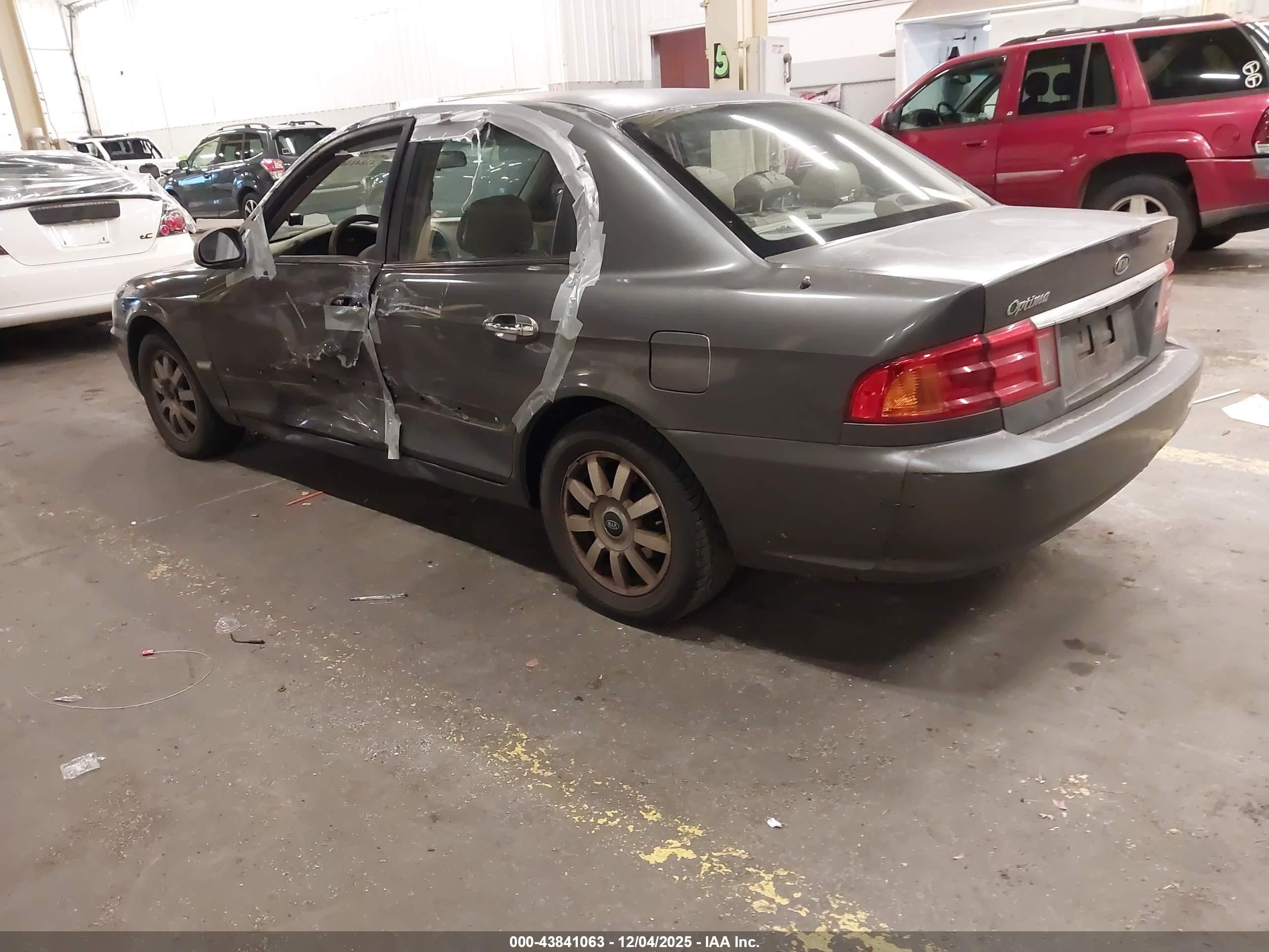 2002 Kia Optima Lx V6/se V6 Pewter vin: KNAGD128525143962