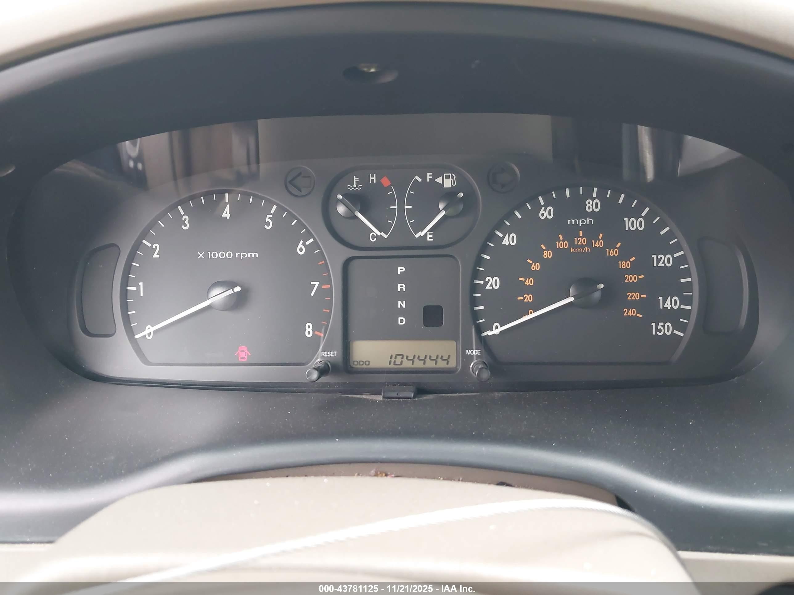 2005 Kia Optima Ex V6/lx V6 Gold vin: KNAGD128555419982
