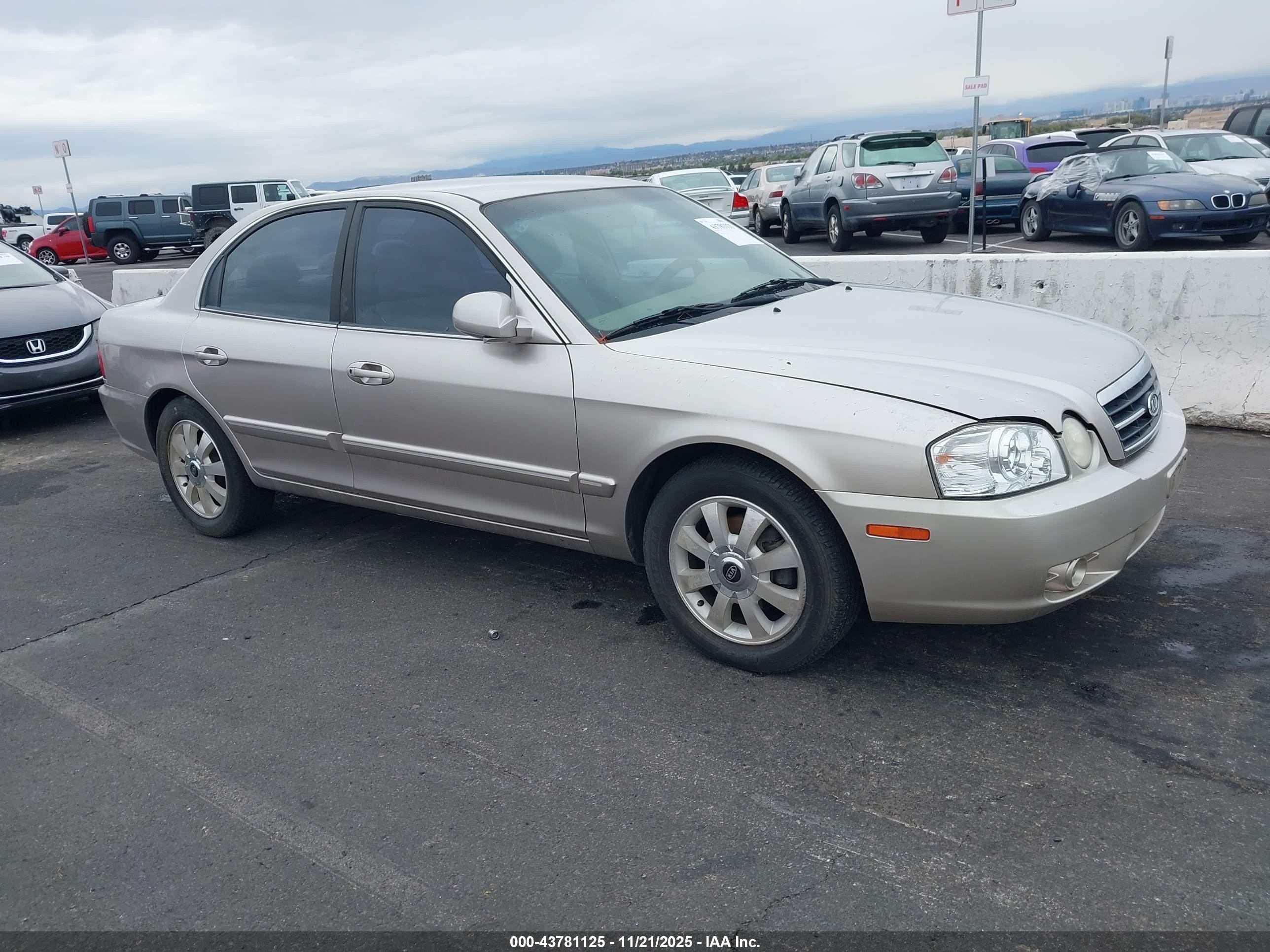 2005 Kia Optima Ex V6/lx V6 Gold vin: KNAGD128555419982
