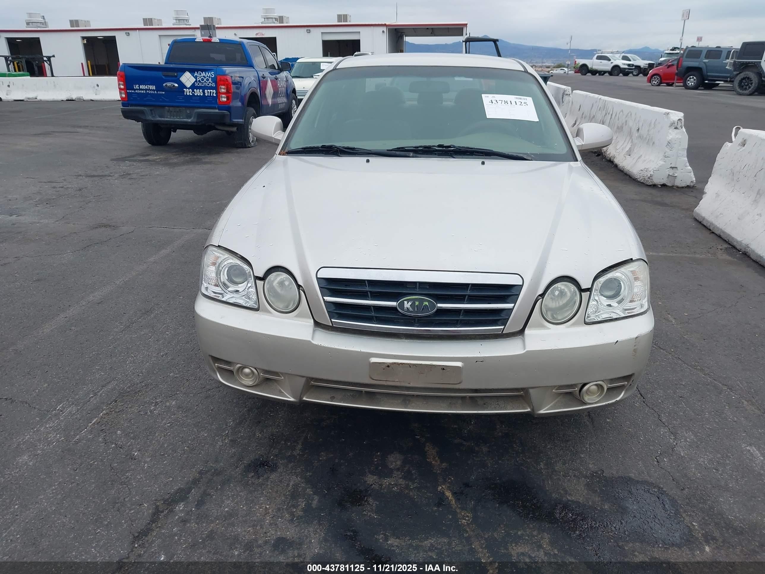 2005 Kia Optima Ex V6/lx V6 Gold vin: KNAGD128555419982