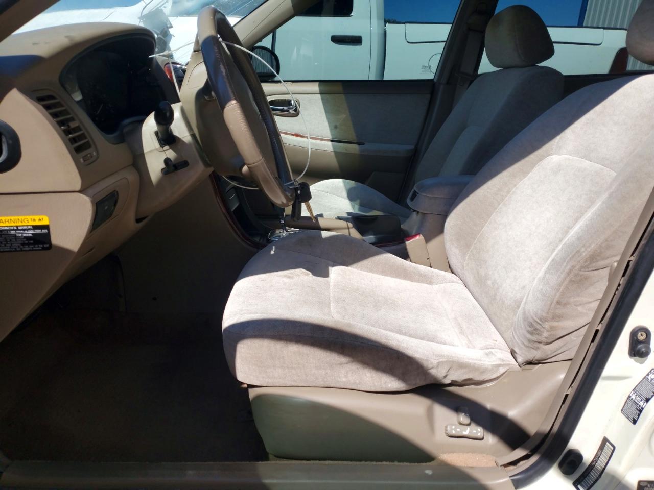 2004 Kia Optima Lx/ex White vin: KNAGD128645330064