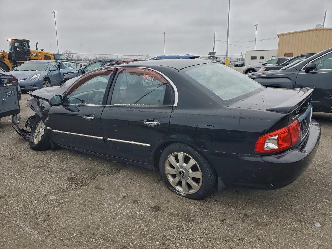 2004 Kia Optima Lx Black vin: KNAGD128745324371