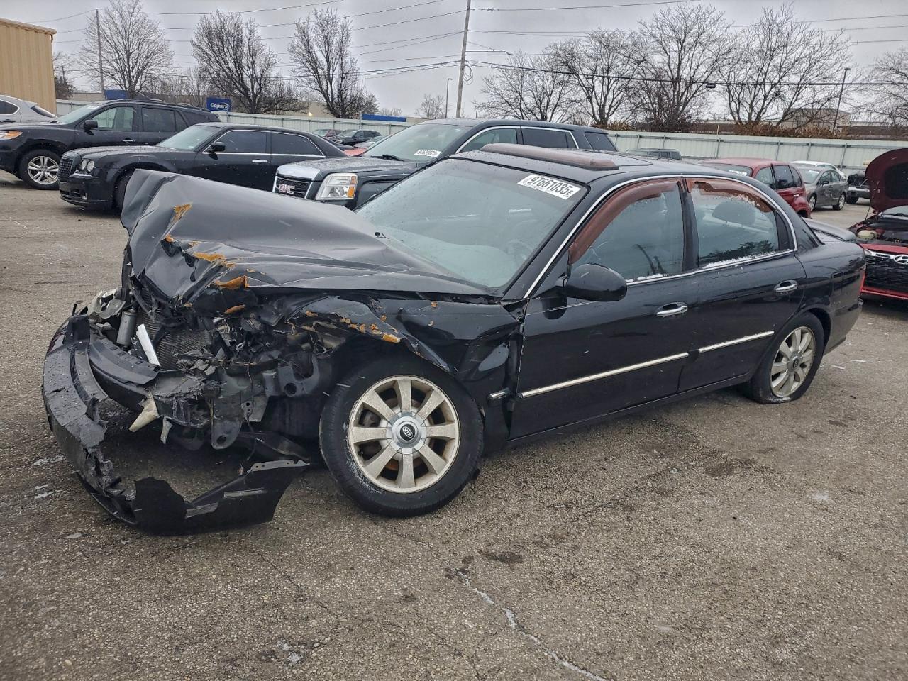 2004 Kia Optima Lx Black vin: KNAGD128745324371