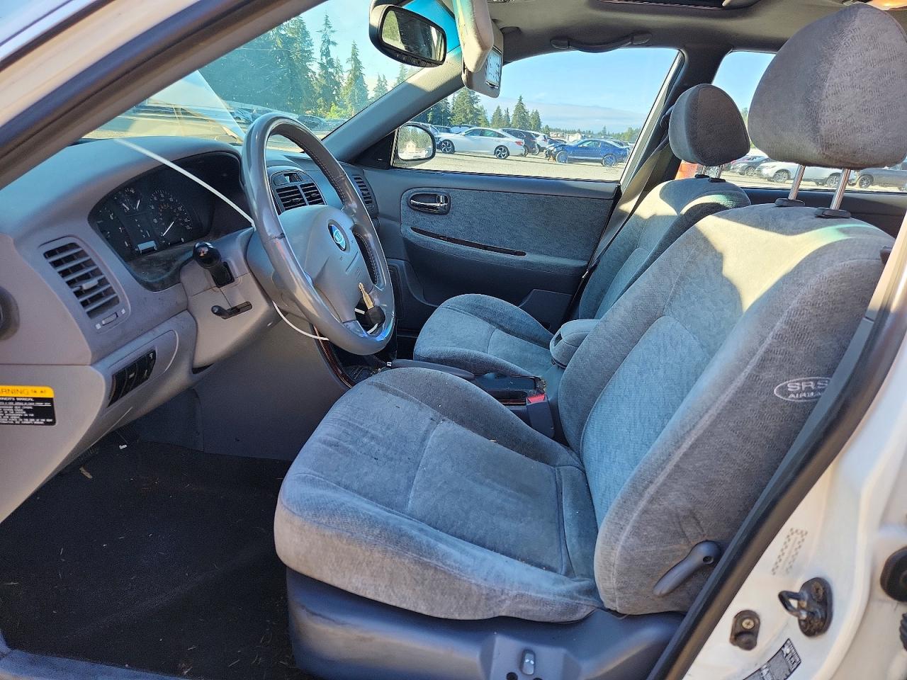 2004 Kia Optima Lx V6 White vin: KNAGD128745368077