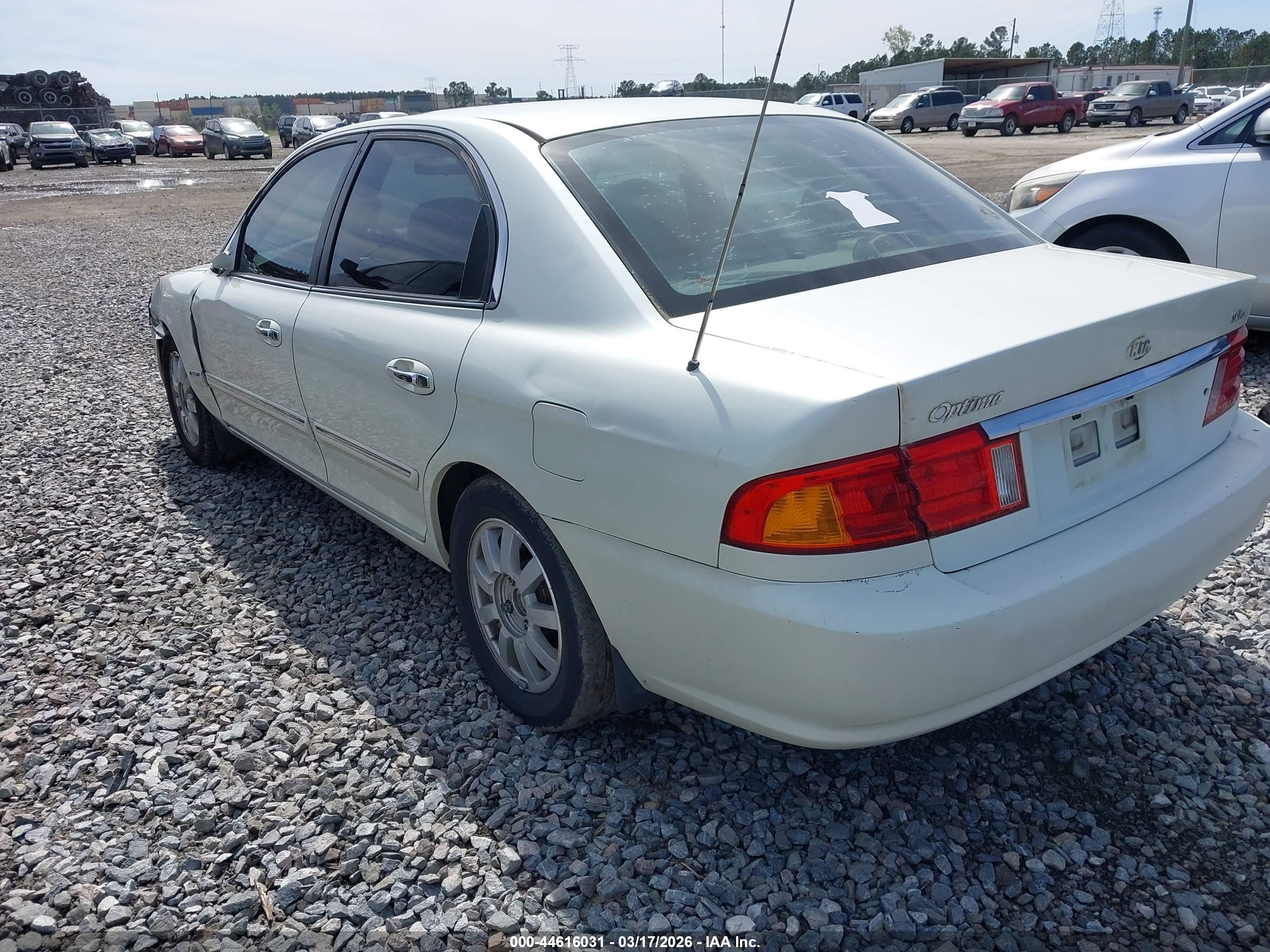 2002 Kia Optima Lx V6/se V6 White vin: KNAGD128825103312