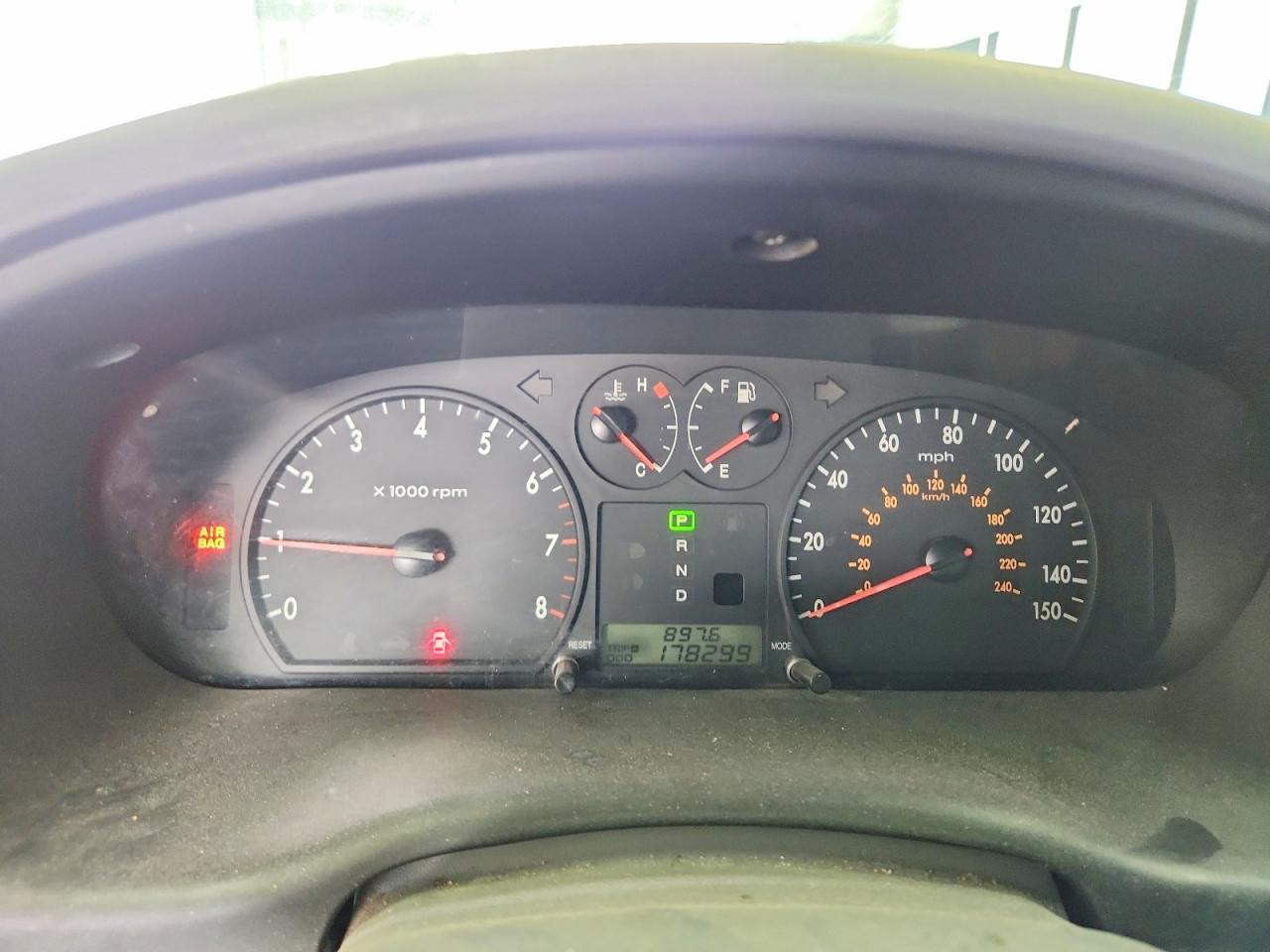 2002 Kia Optima Lx V6 Black vin: KNAGD128825148511