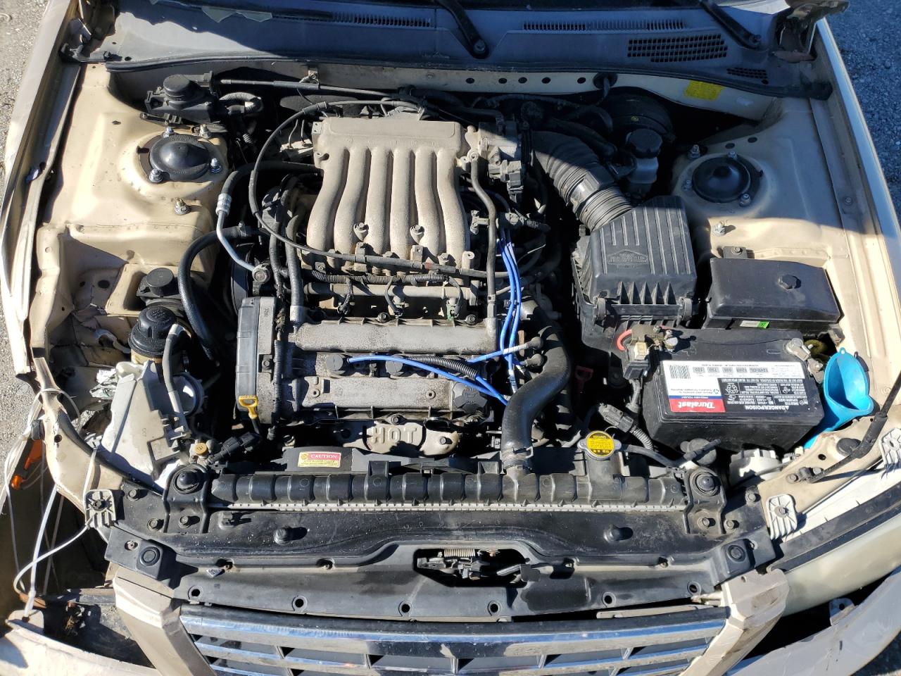 2002 Kia Optima Magentis Желто-коричневый vin: KNAGD128825158648