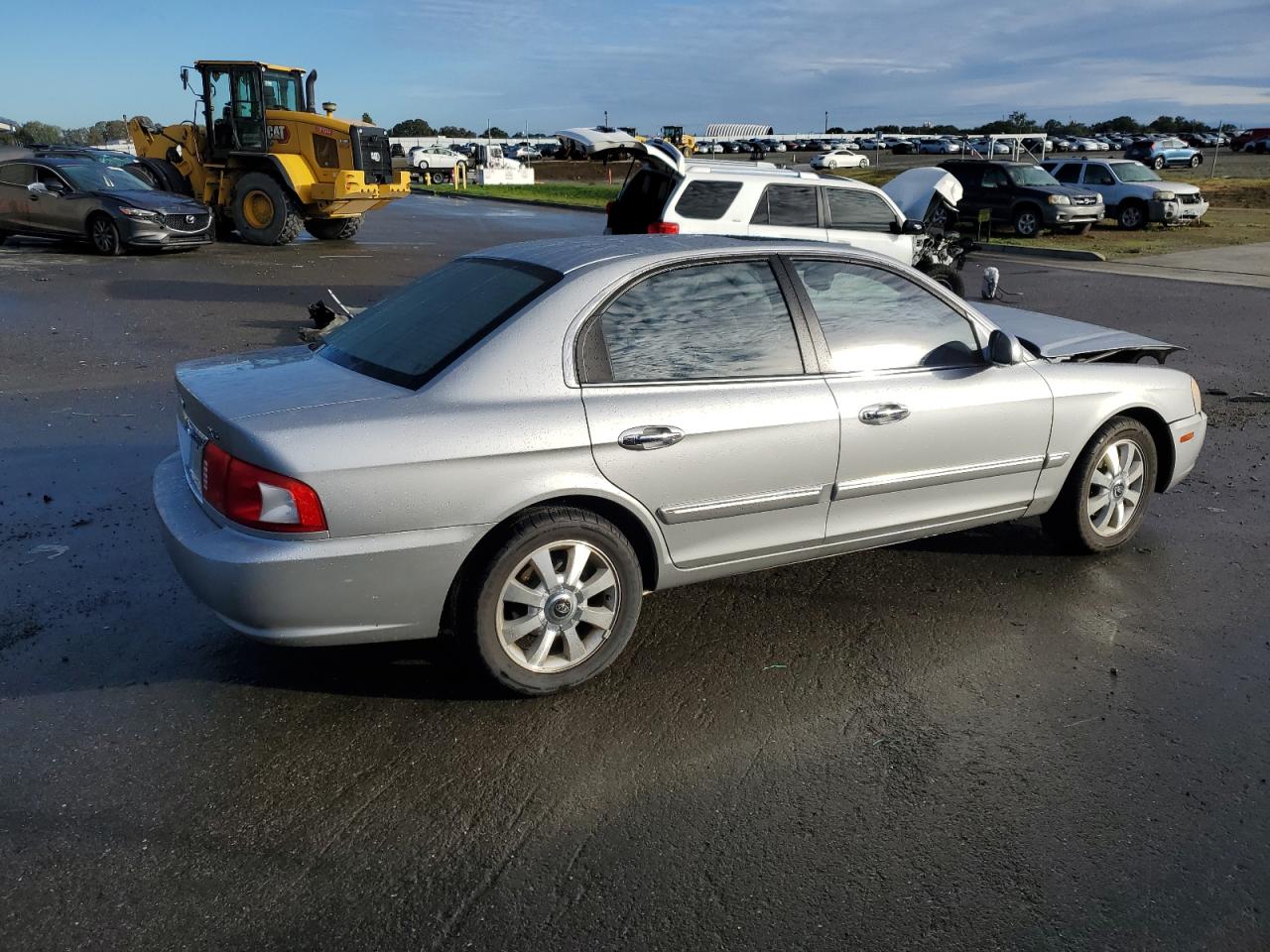 2004 Kia Optima Lx Серый vin: KNAGD128845296158