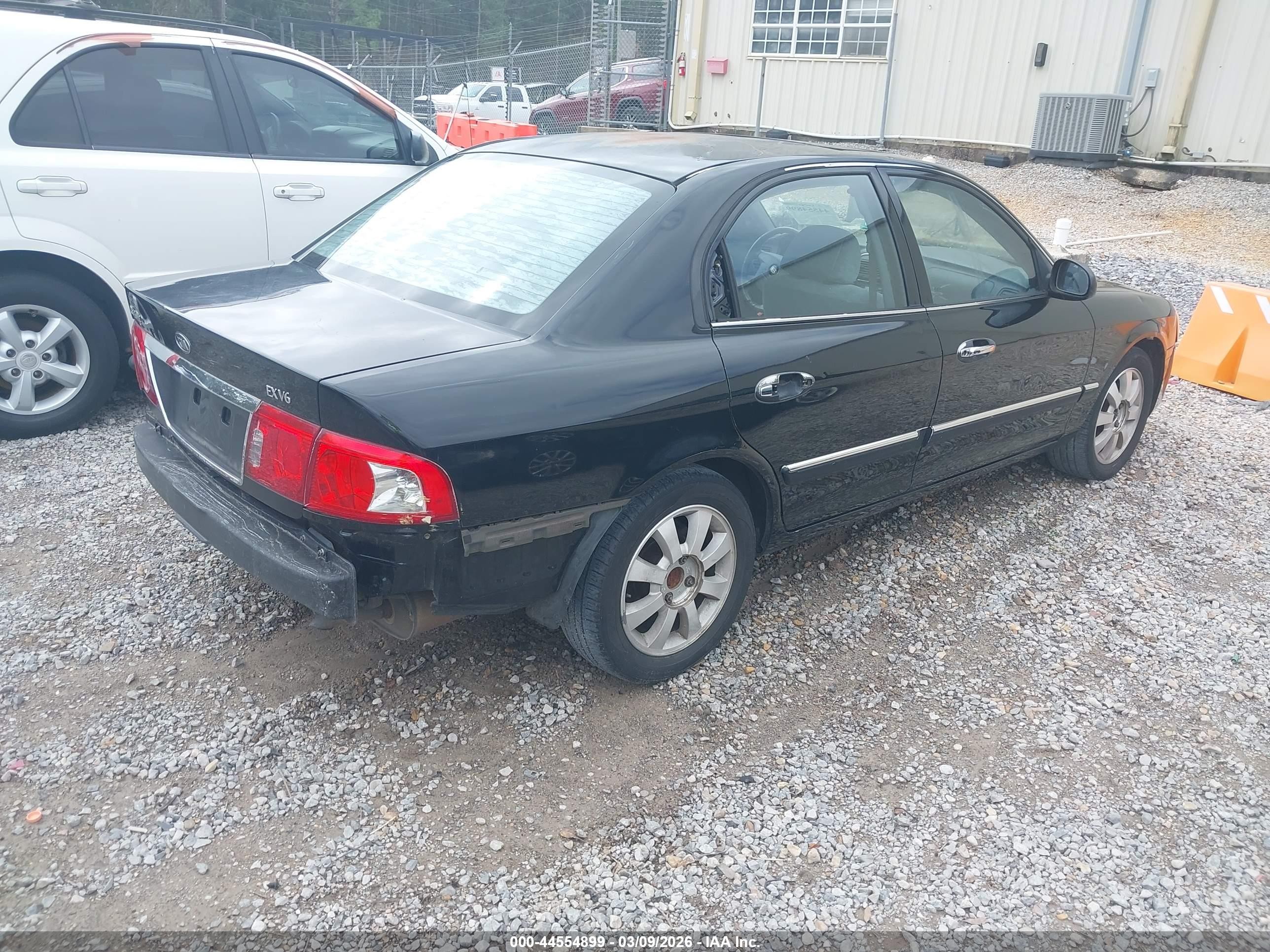 2004 Kia Optima Ex V6/lx V6 Black vin: KNAGD128845304341