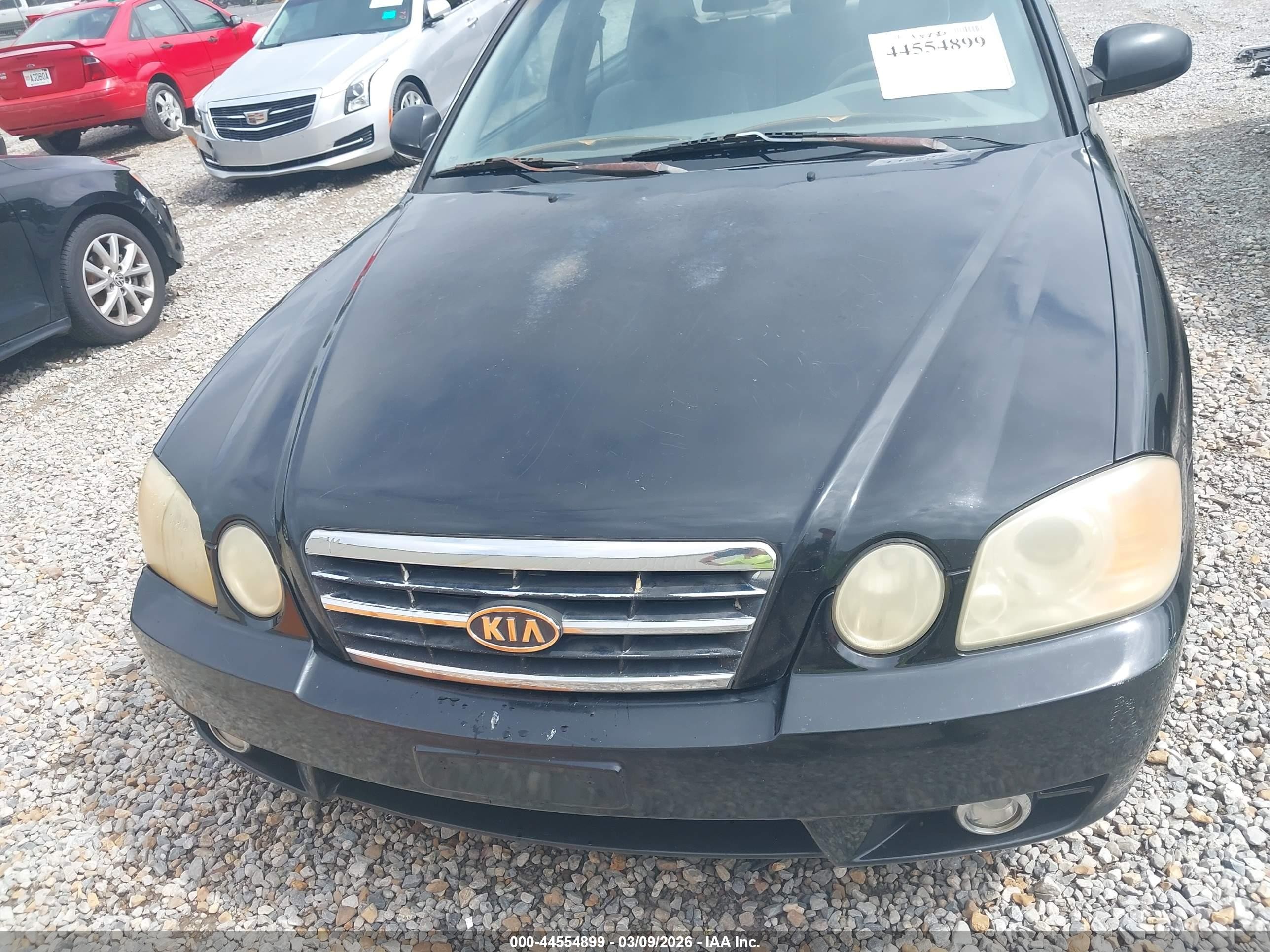 2004 Kia Optima Ex V6/lx V6 Black vin: KNAGD128845304341