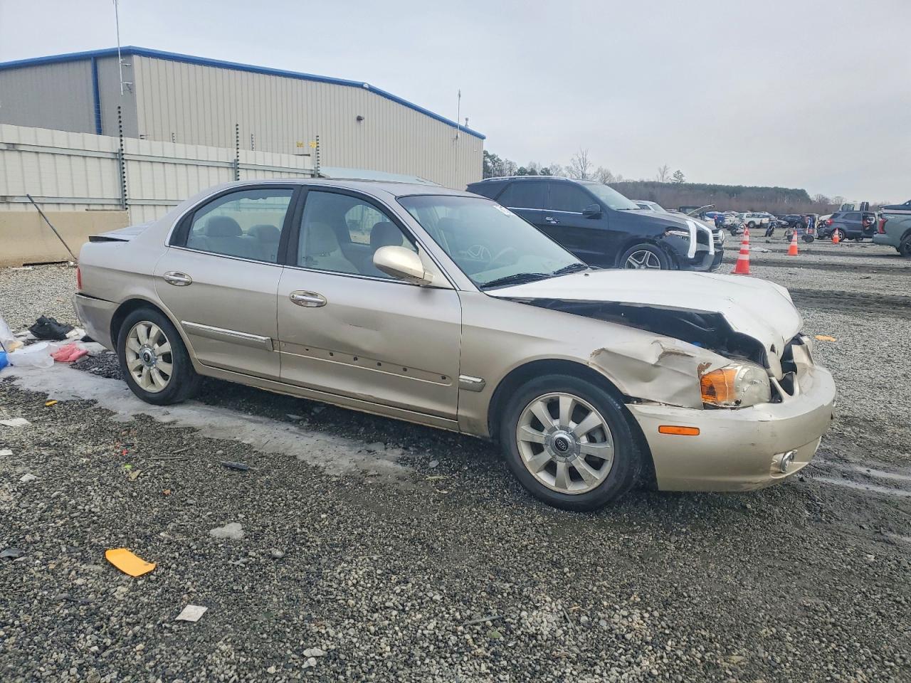 2004 Kia Optima Lx Silver vin: KNAGD128845317865