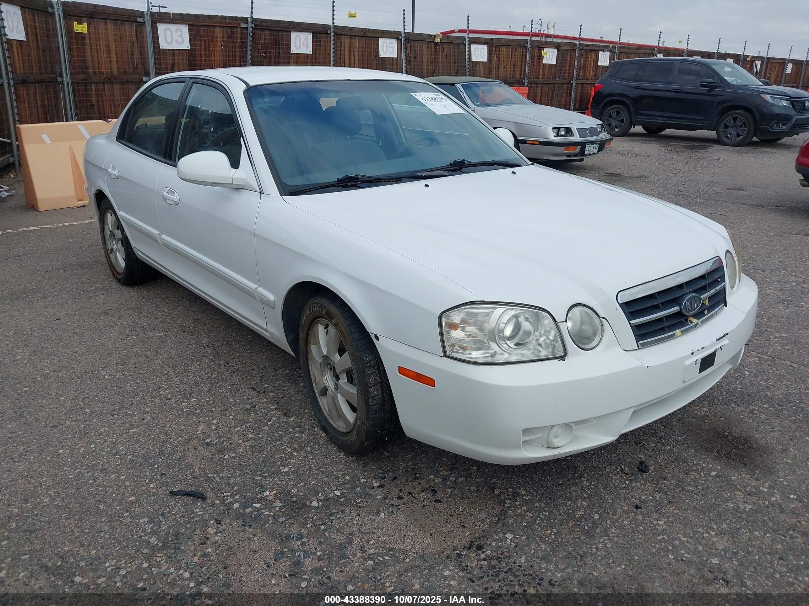 2005 Kia Optima Ex V6/lx V6 White vin: KNAGD128855412251
