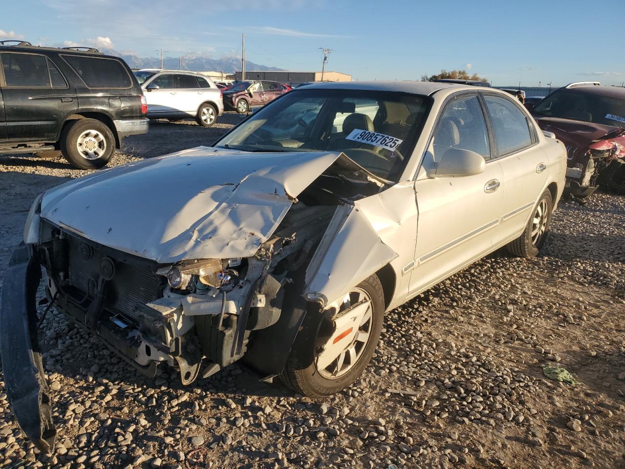 2002 Kia Optima Magentis Cream vin: KNAGD128925173238