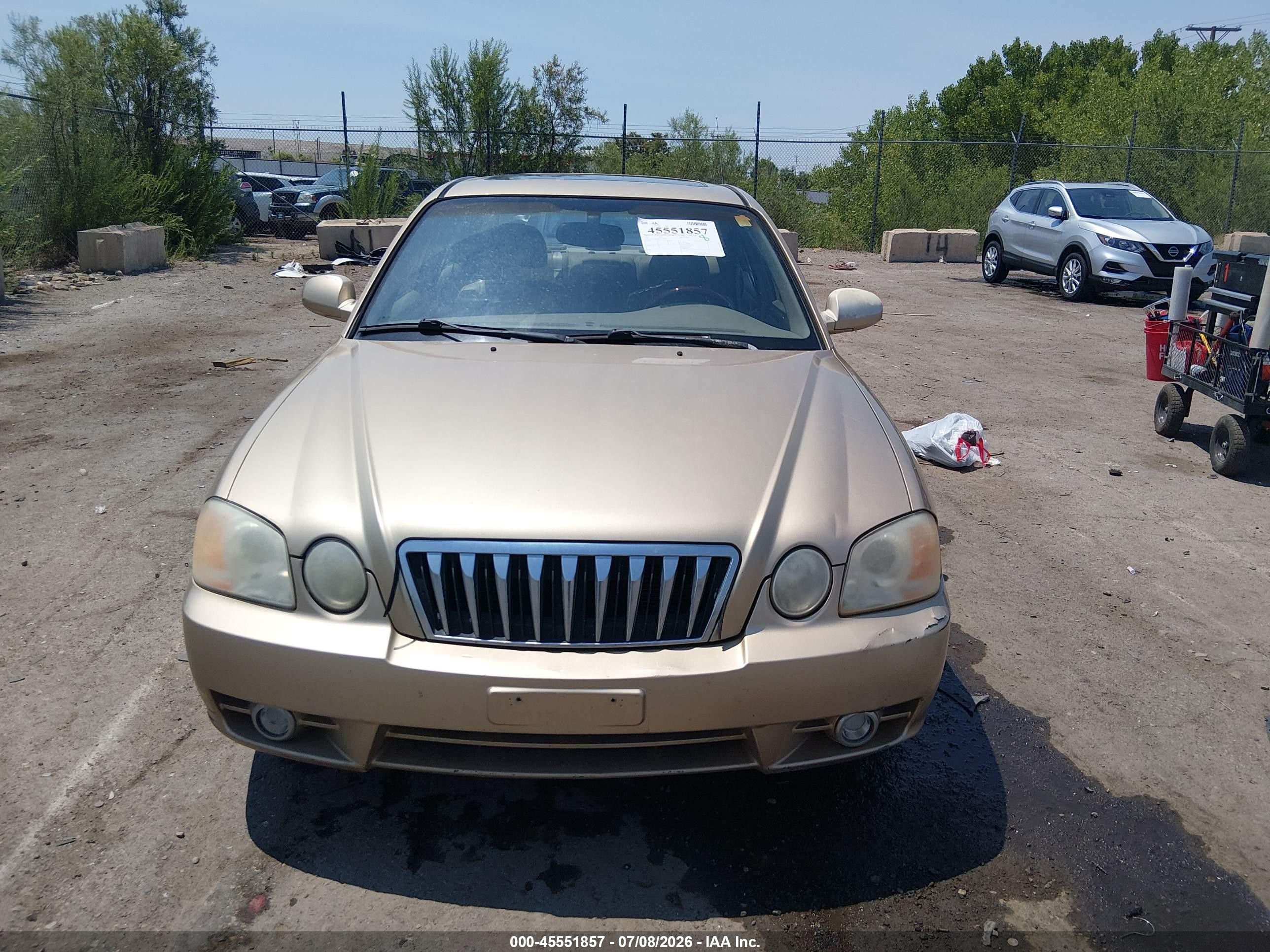 2003 Kia Optima Lx V6/se V6 Золотой vin: KNAGD128935208779