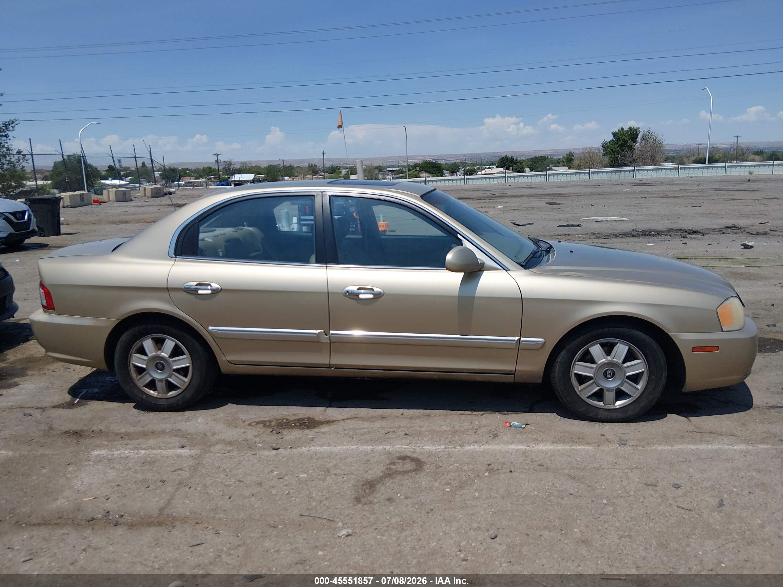 2003 Kia Optima Lx V6/se V6 Золотой vin: KNAGD128935208779