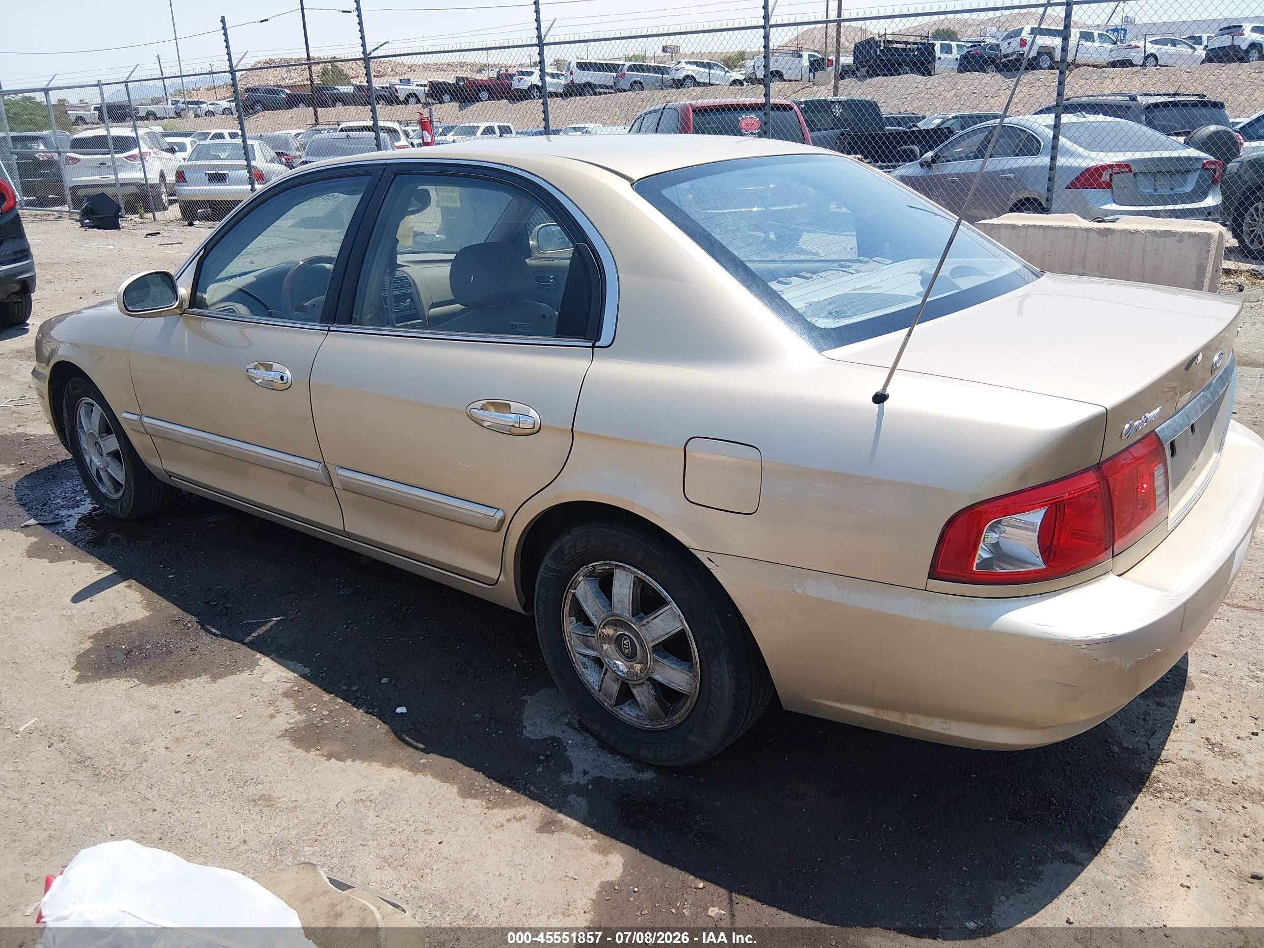 2003 Kia Optima Lx V6/se V6 Золотой vin: KNAGD128935208779