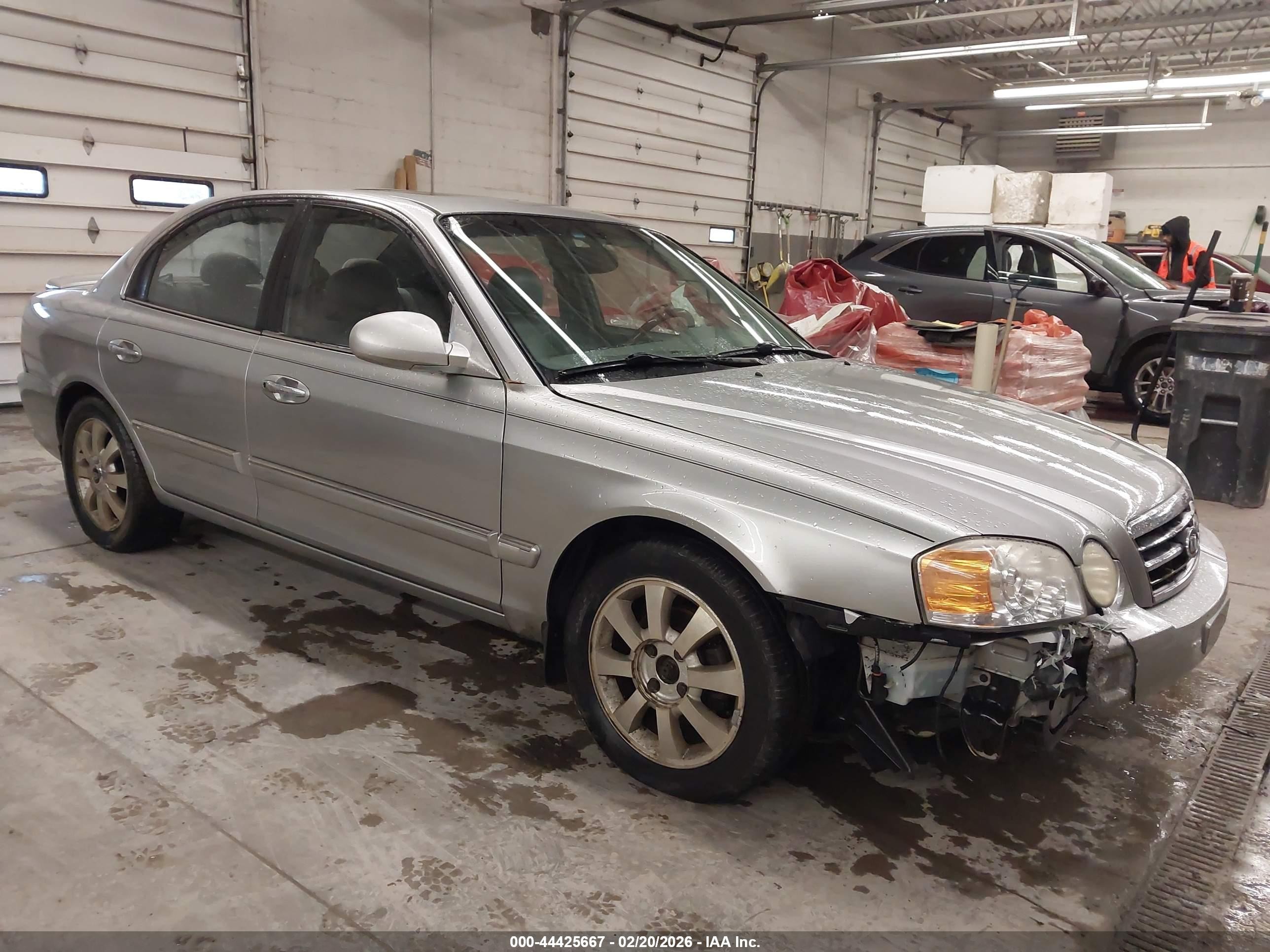 2004 Kia Optima Ex V6/lx V6 Silver vin: KNAGD128945293124