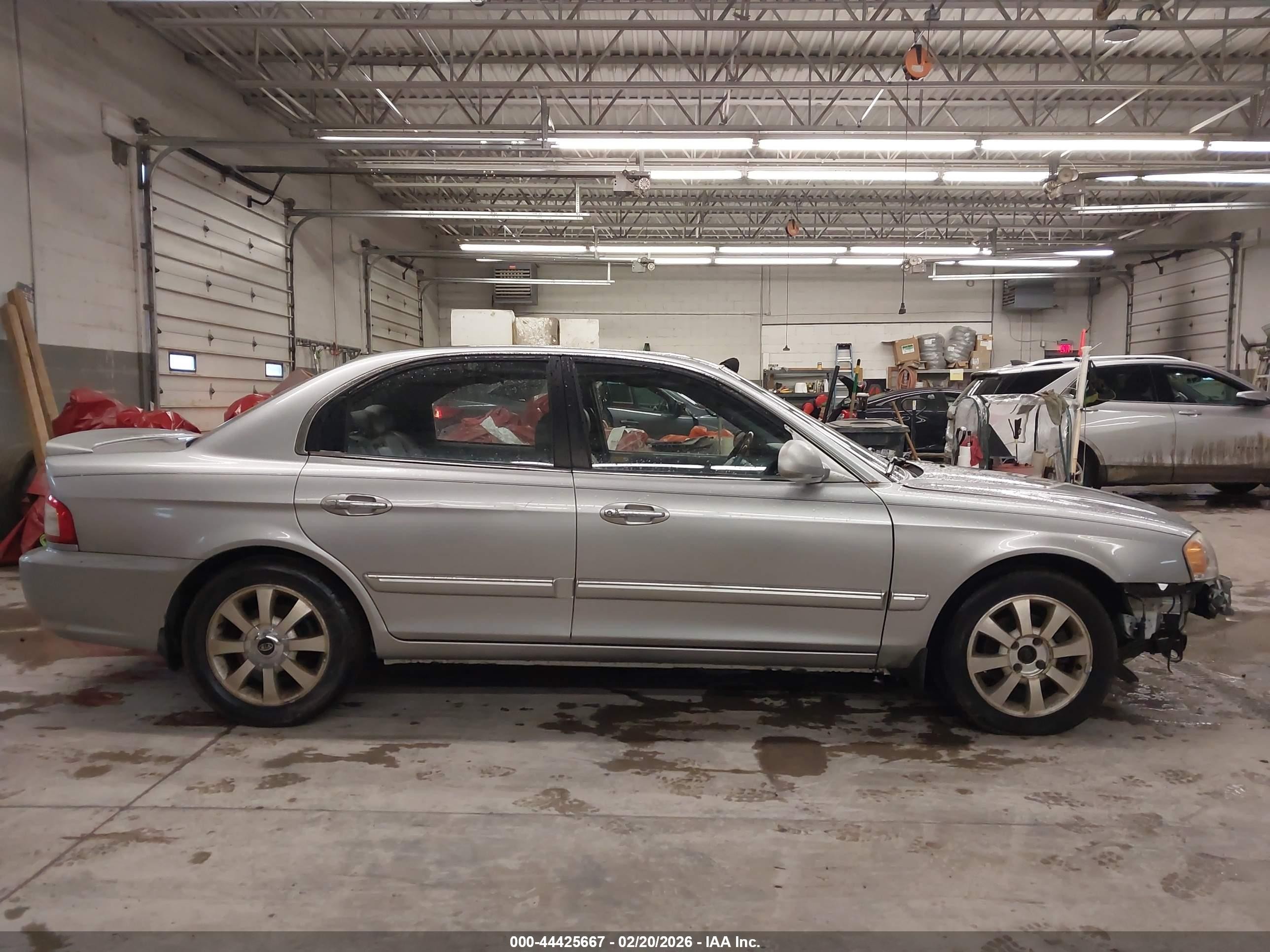 2004 Kia Optima Ex V6/lx V6 Silver vin: KNAGD128945293124