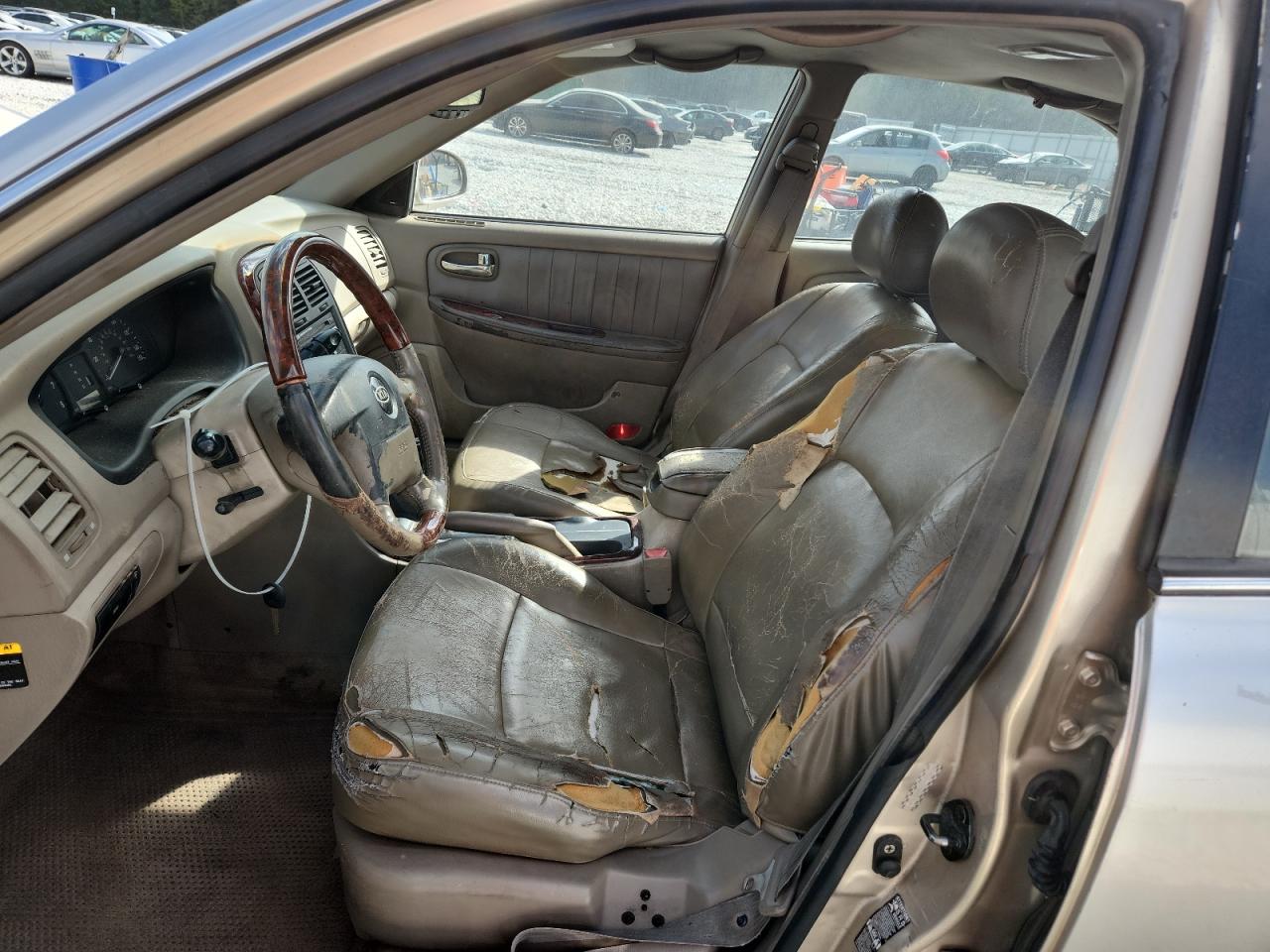 2004 Kia Optima Lx Beige vin: KNAGD128945318409