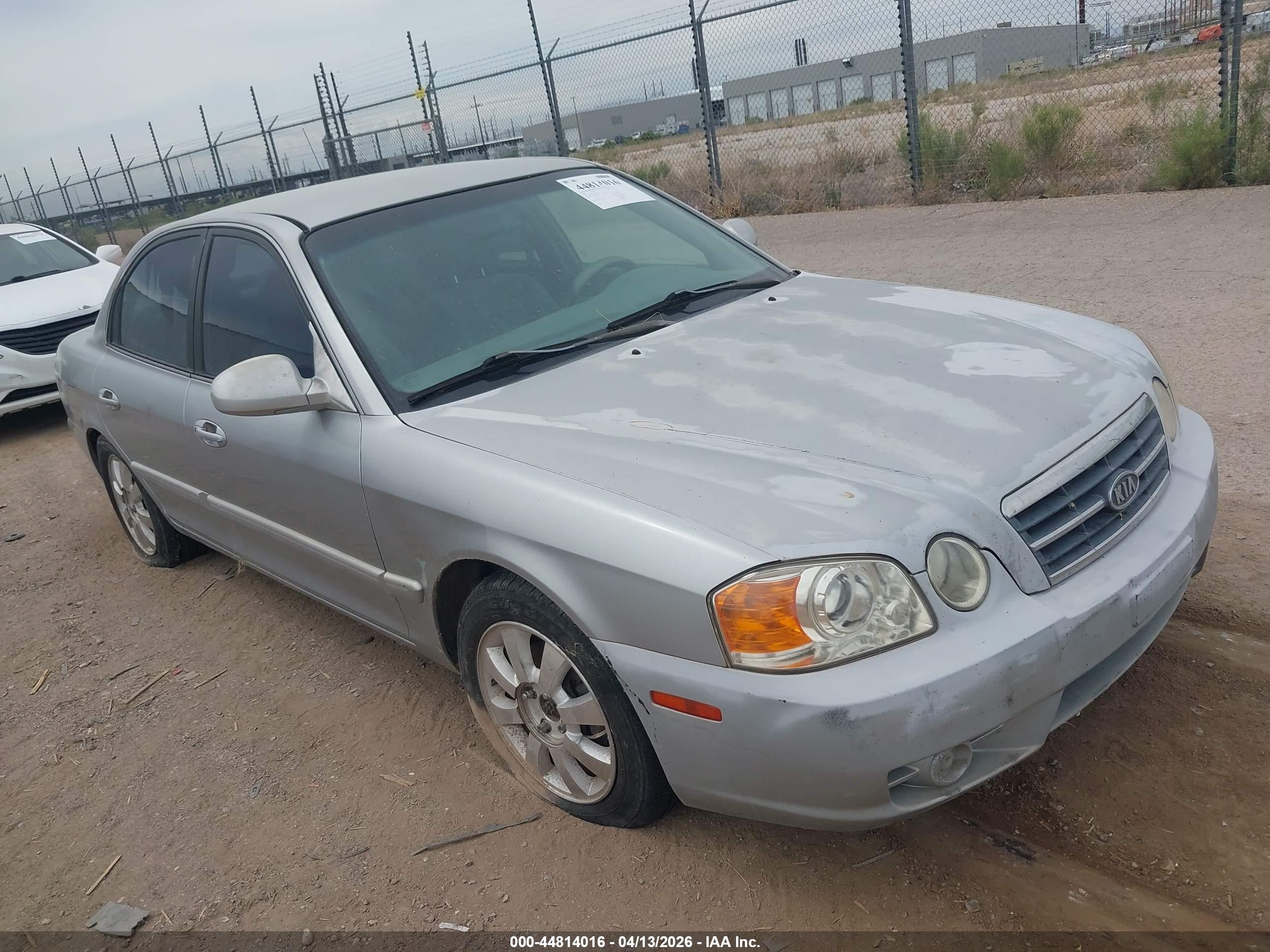 2004 Kia Optima Ex V6/lx V6 Silver vin: KNAGD128945357730