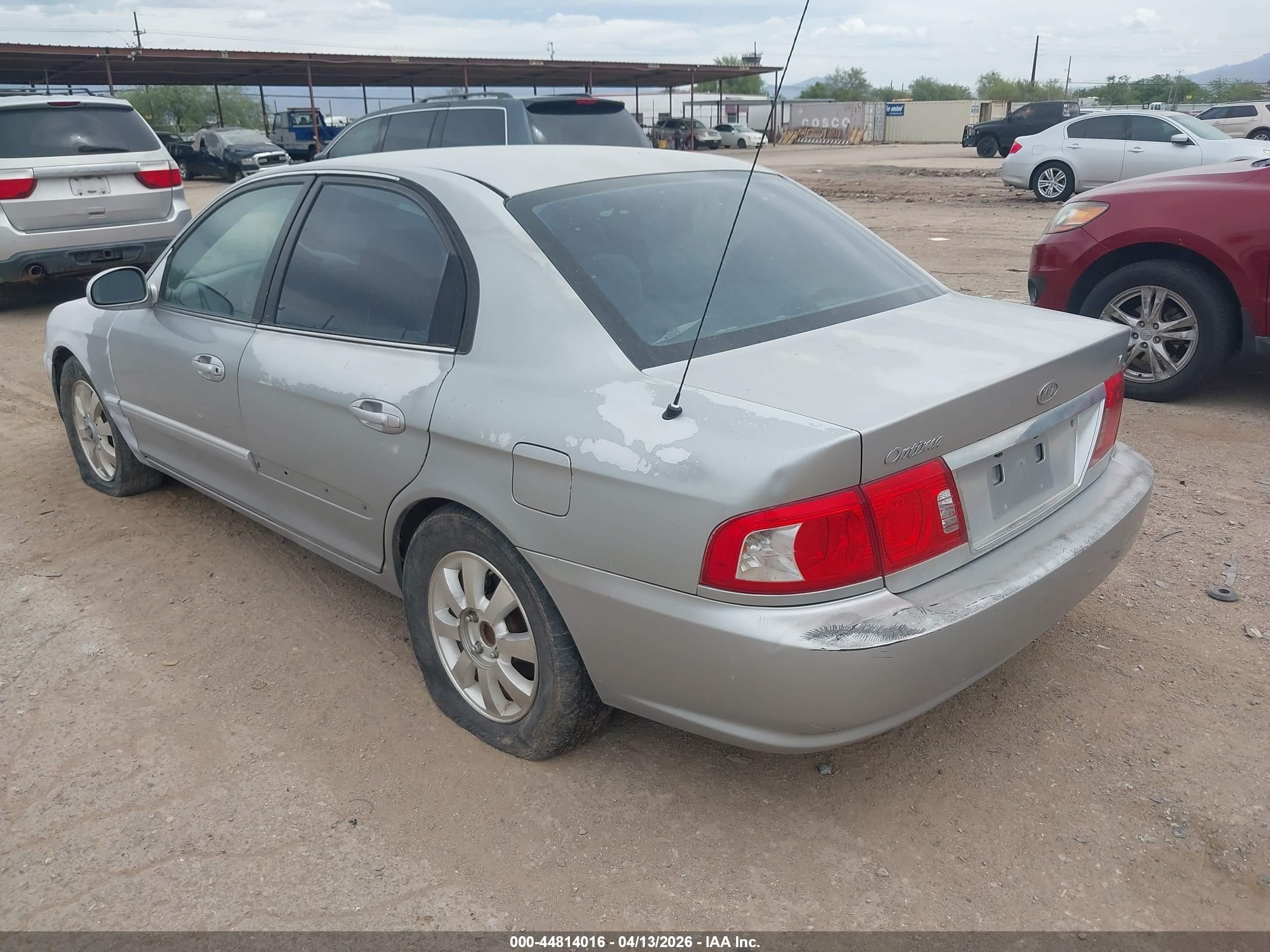 2004 Kia Optima Ex V6/lx V6 Silver vin: KNAGD128945357730