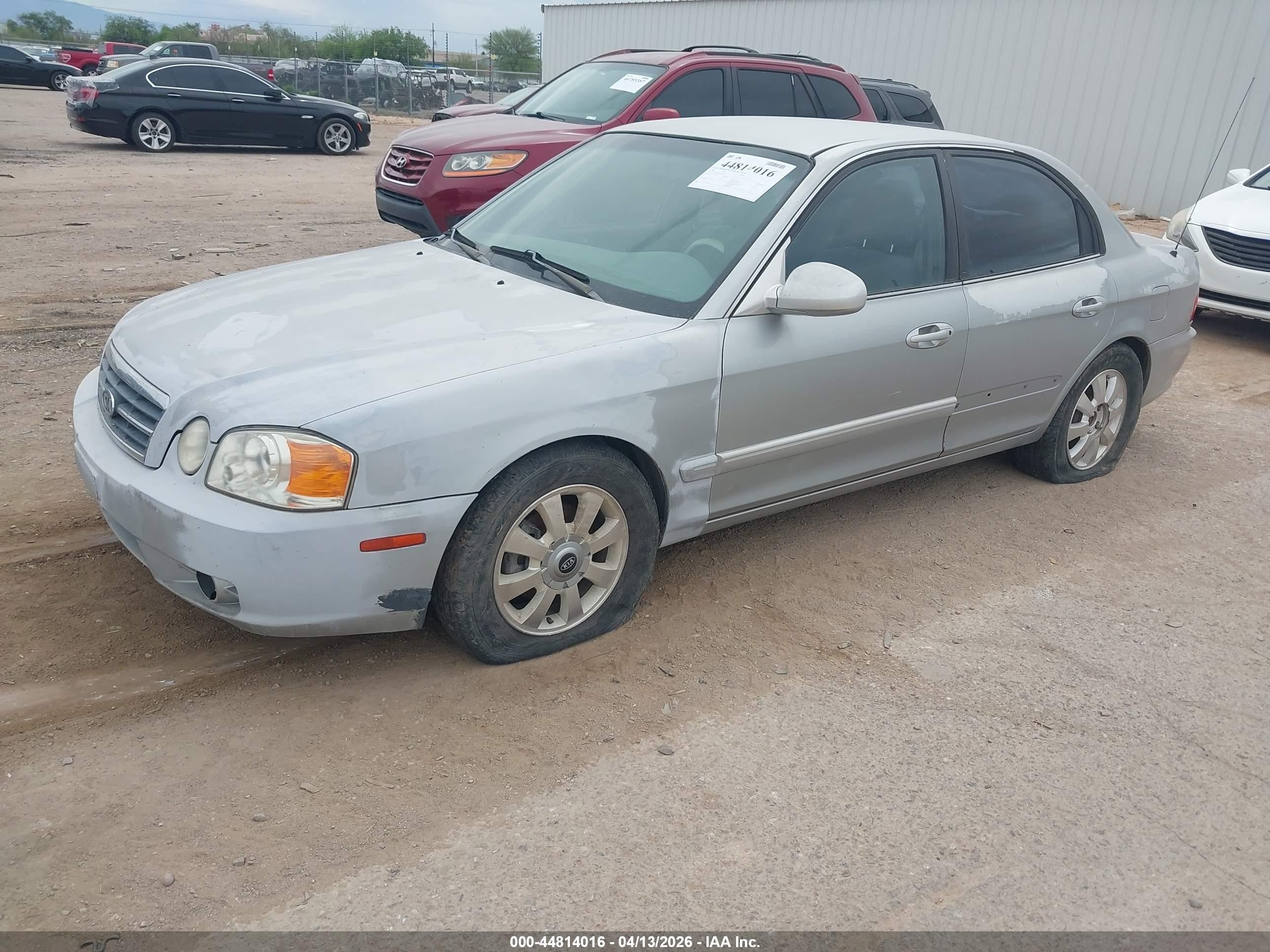 2004 Kia Optima Ex V6/lx V6 Silver vin: KNAGD128945357730