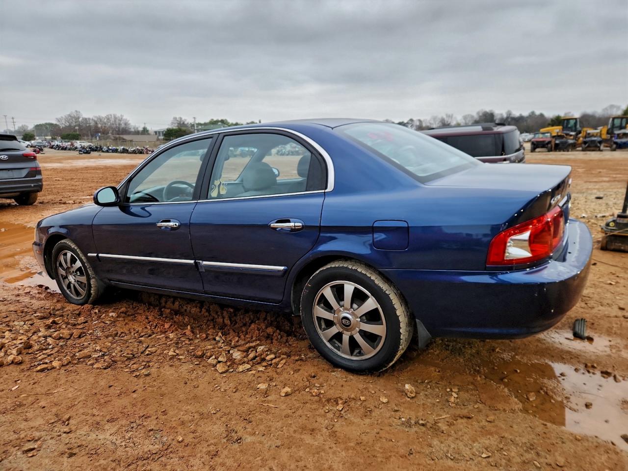 2004 Kia Optima Lx Blue vin: KNAGD128945371403