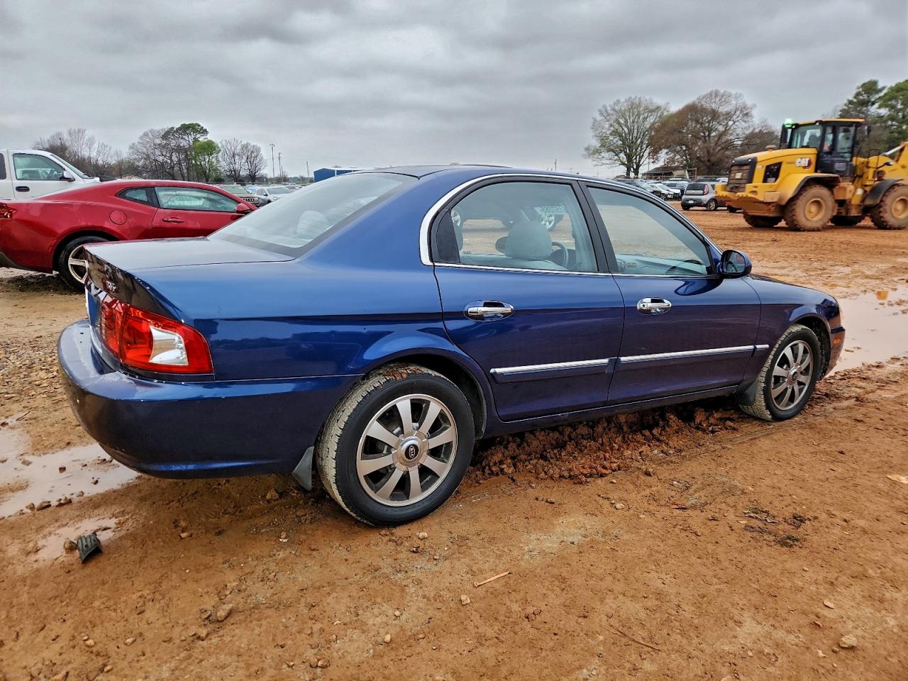 2004 Kia Optima Lx Blue vin: KNAGD128945371403