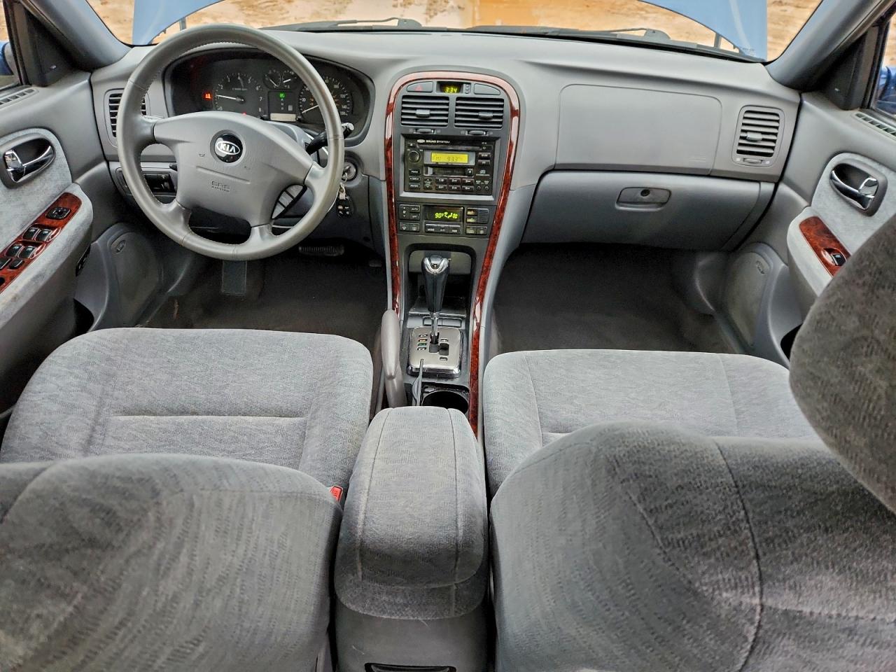 2004 Kia Optima Lx Blue vin: KNAGD128945371403