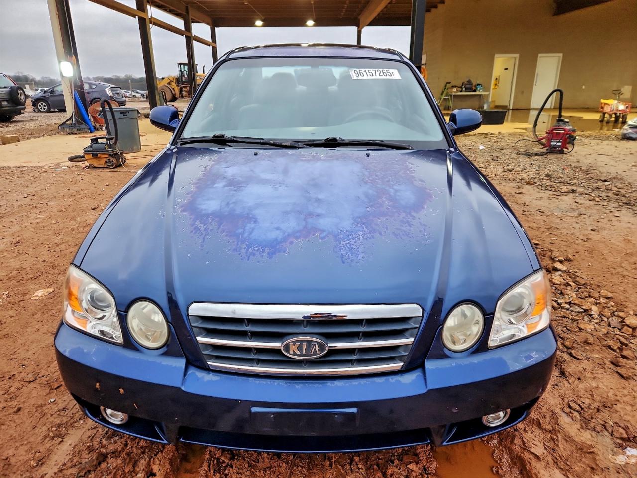 2004 Kia Optima Lx Blue vin: KNAGD128945371403