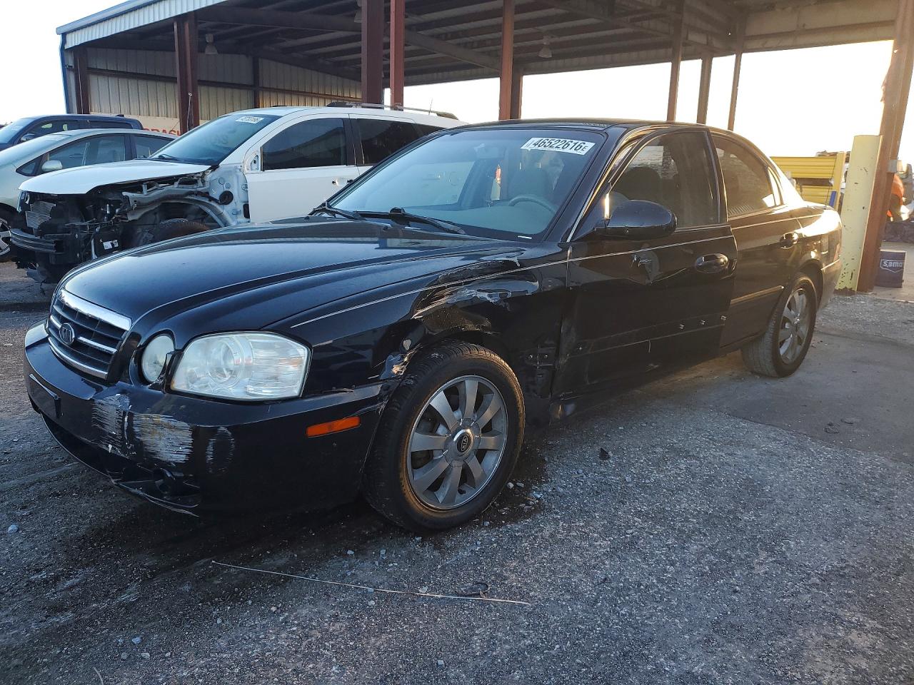 2005 Kia Optima Lx V6 Черный vin: KNAGD128955393130
