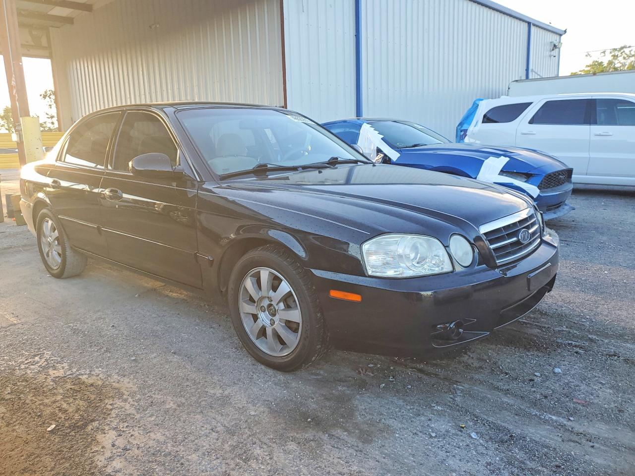 2005 Kia Optima Lx V6 Черный vin: KNAGD128955393130
