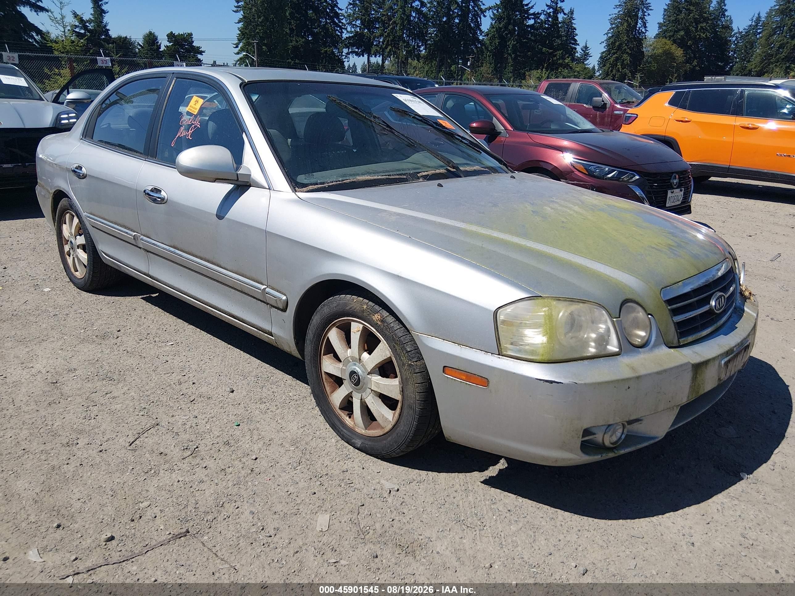 2006 Kia Optima Ex V6/lx V6 Silver vin: KNAGD128965457006