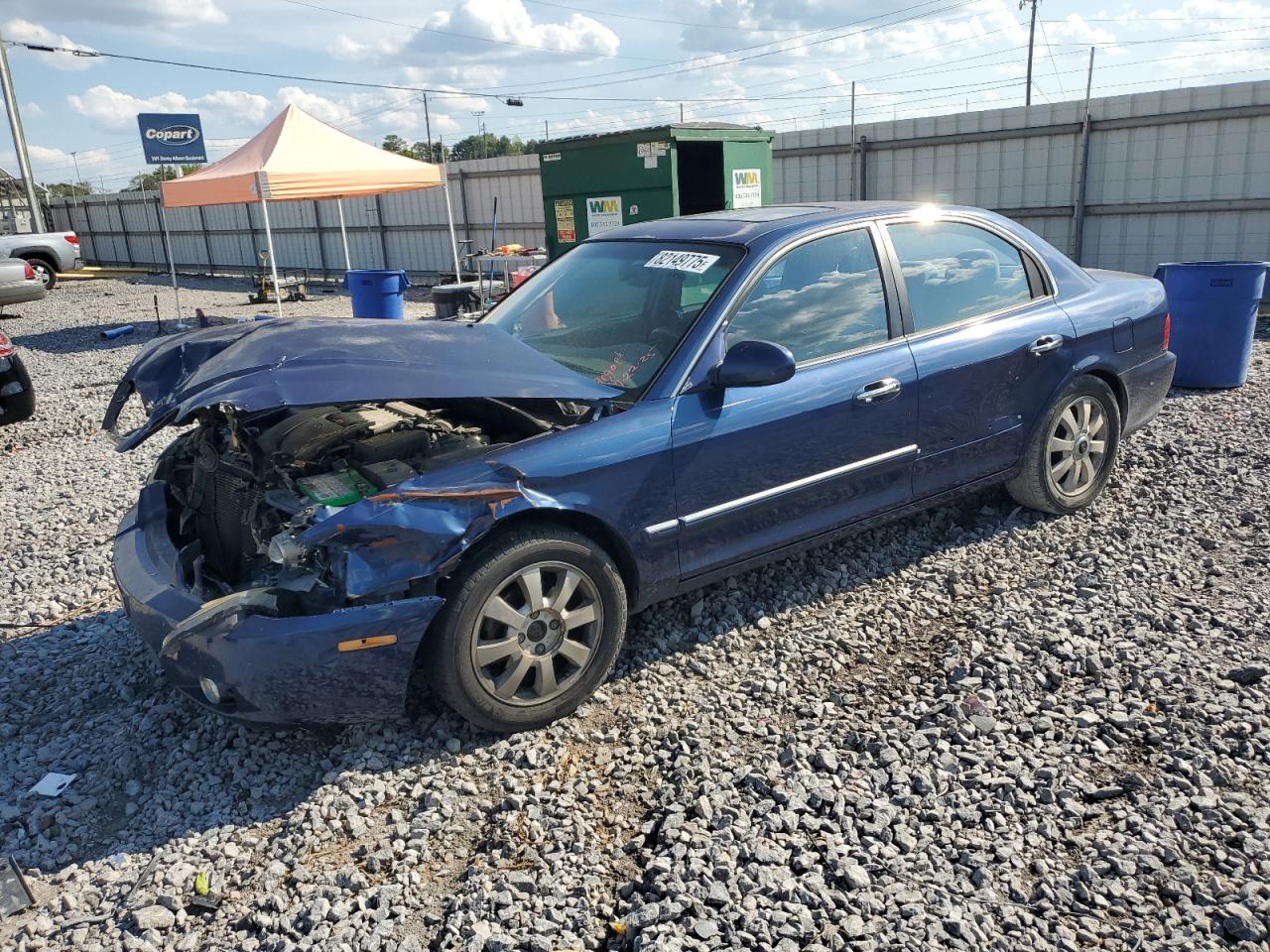 2004 Kia Optima Lx Blue vin: KNAGD128X45371409