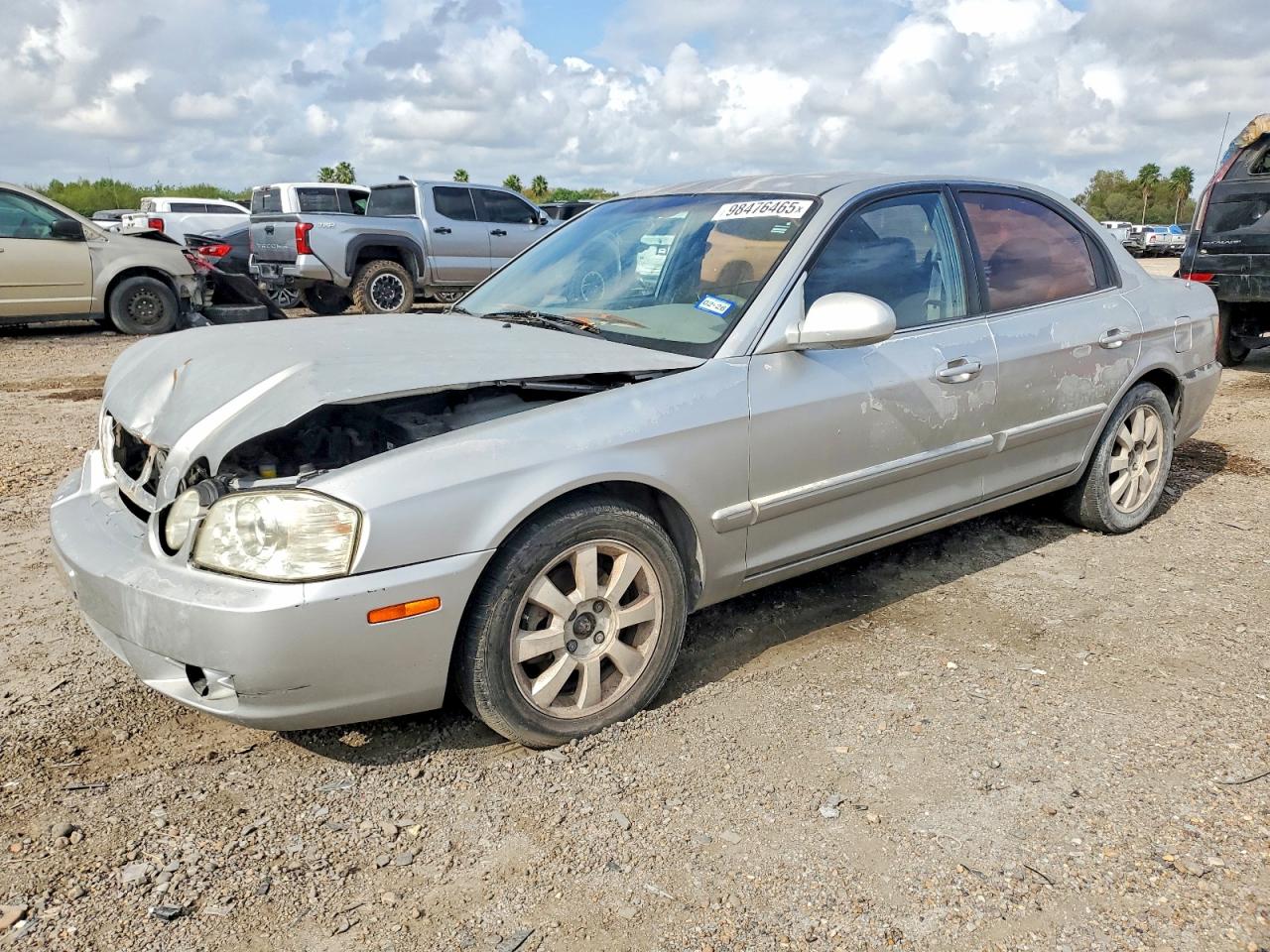 2005 Kia Optima Lx Silver vin: KNAGD128X55416527