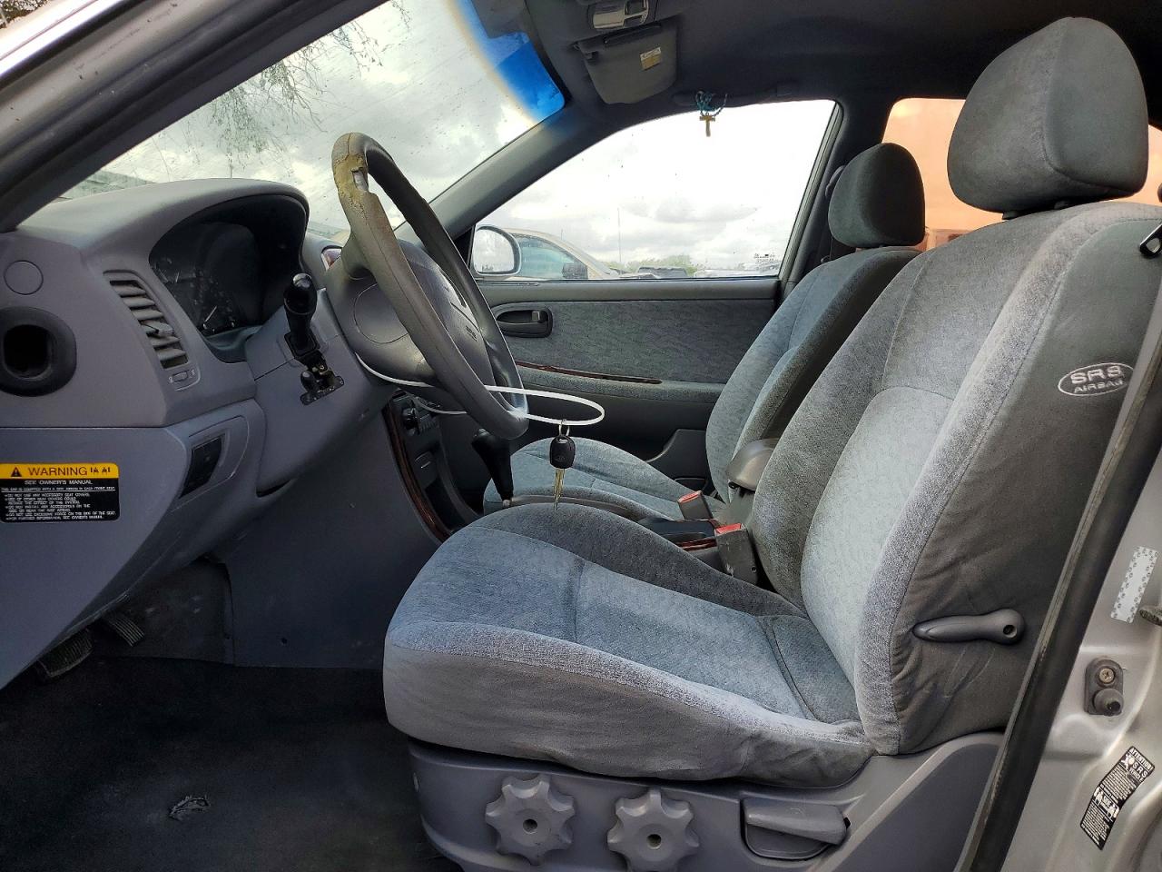 2005 Kia Optima Lx Серебряный vin: KNAGD128X55416527