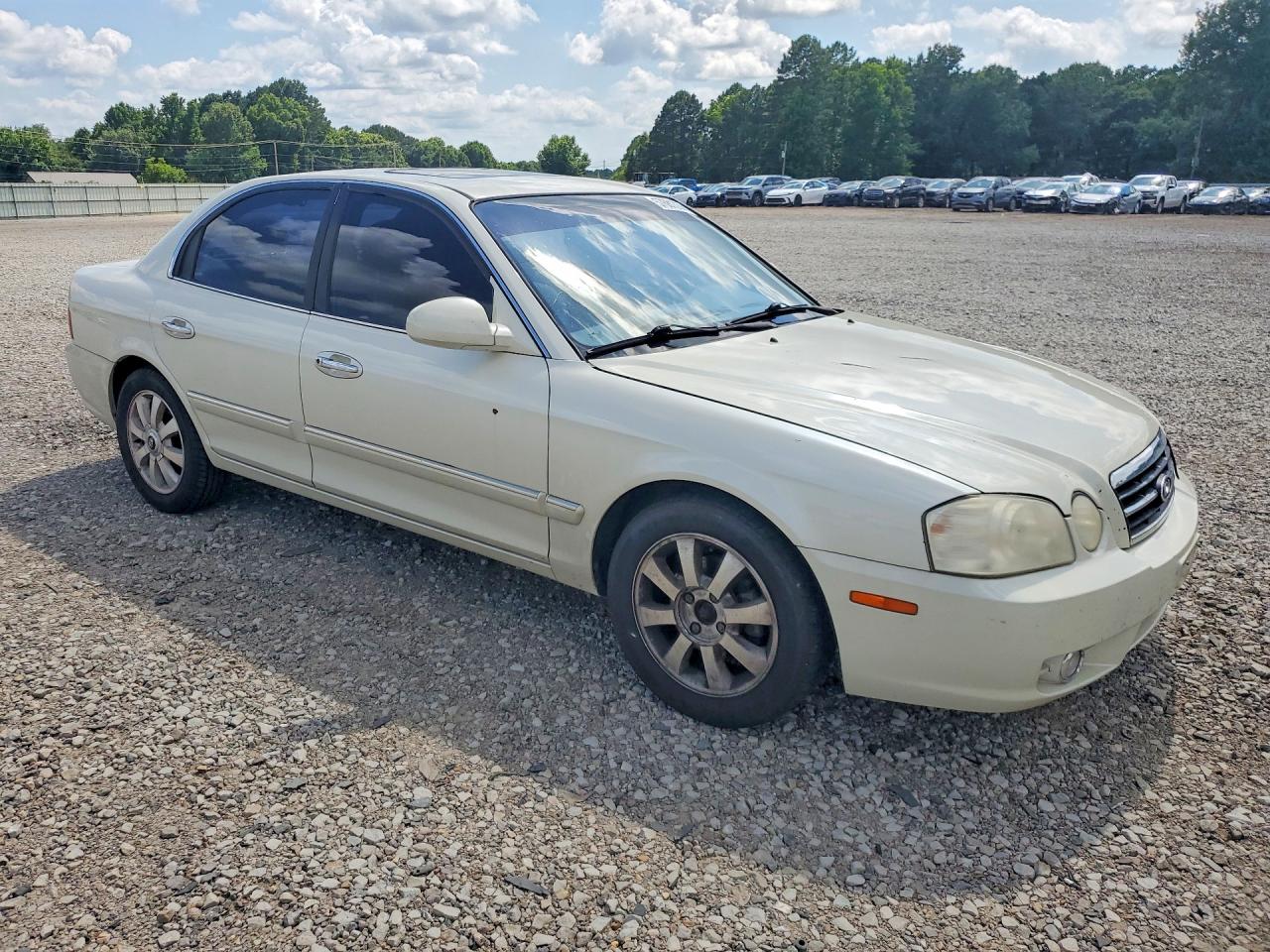 2006 Kia Optima Lx V6 Белый vin: KNAGD128X65444054