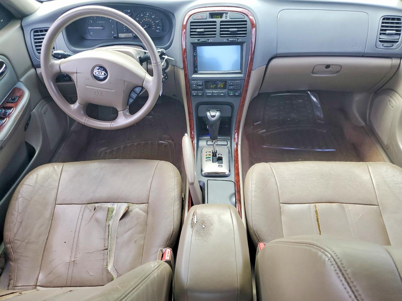 2006 Kia Optima Lx V6 Белый vin: KNAGD128X65444054