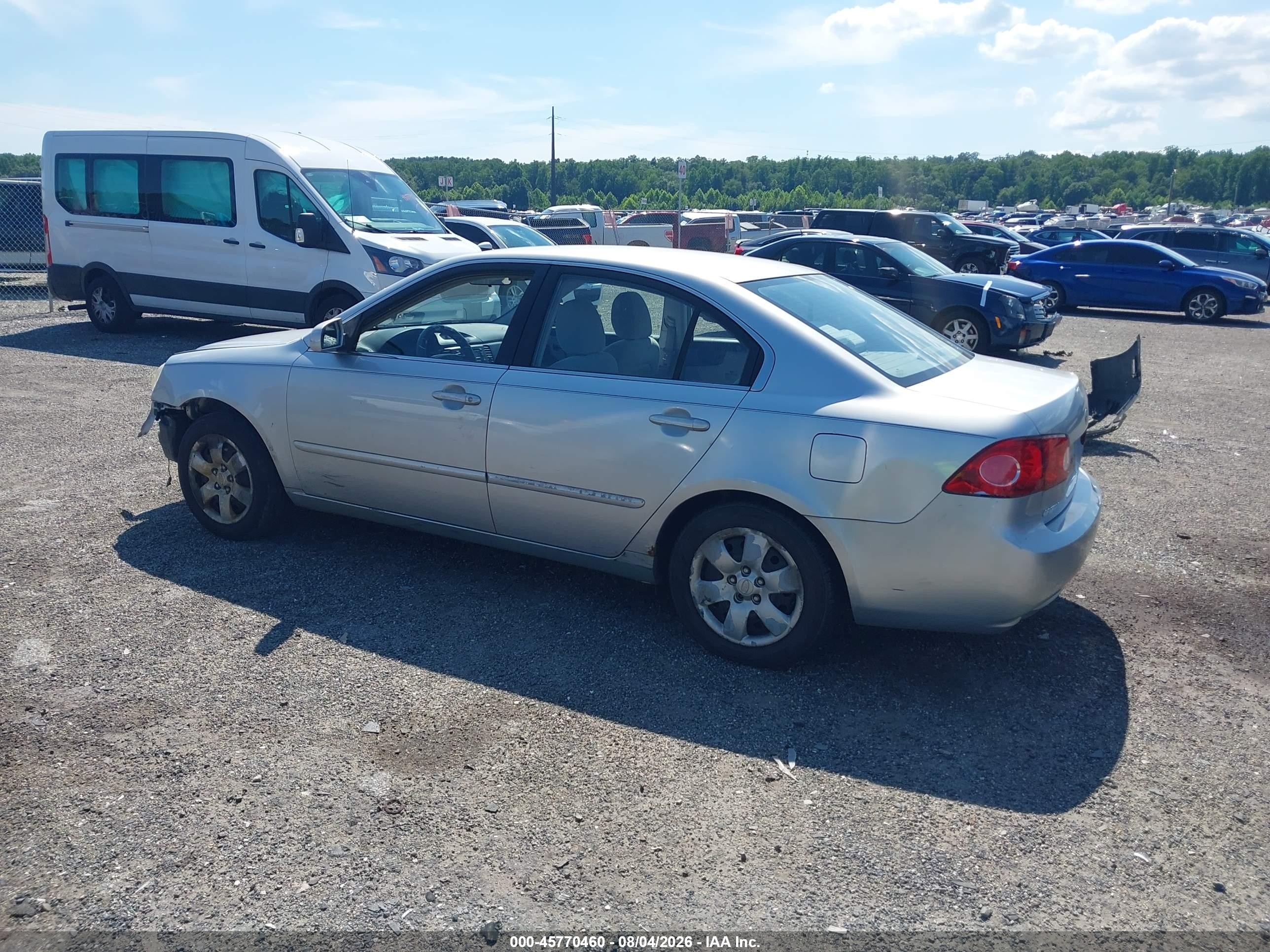 2006 Kia Optima Ex (new)/lx (new) Silver vin: KNAGE123265022278