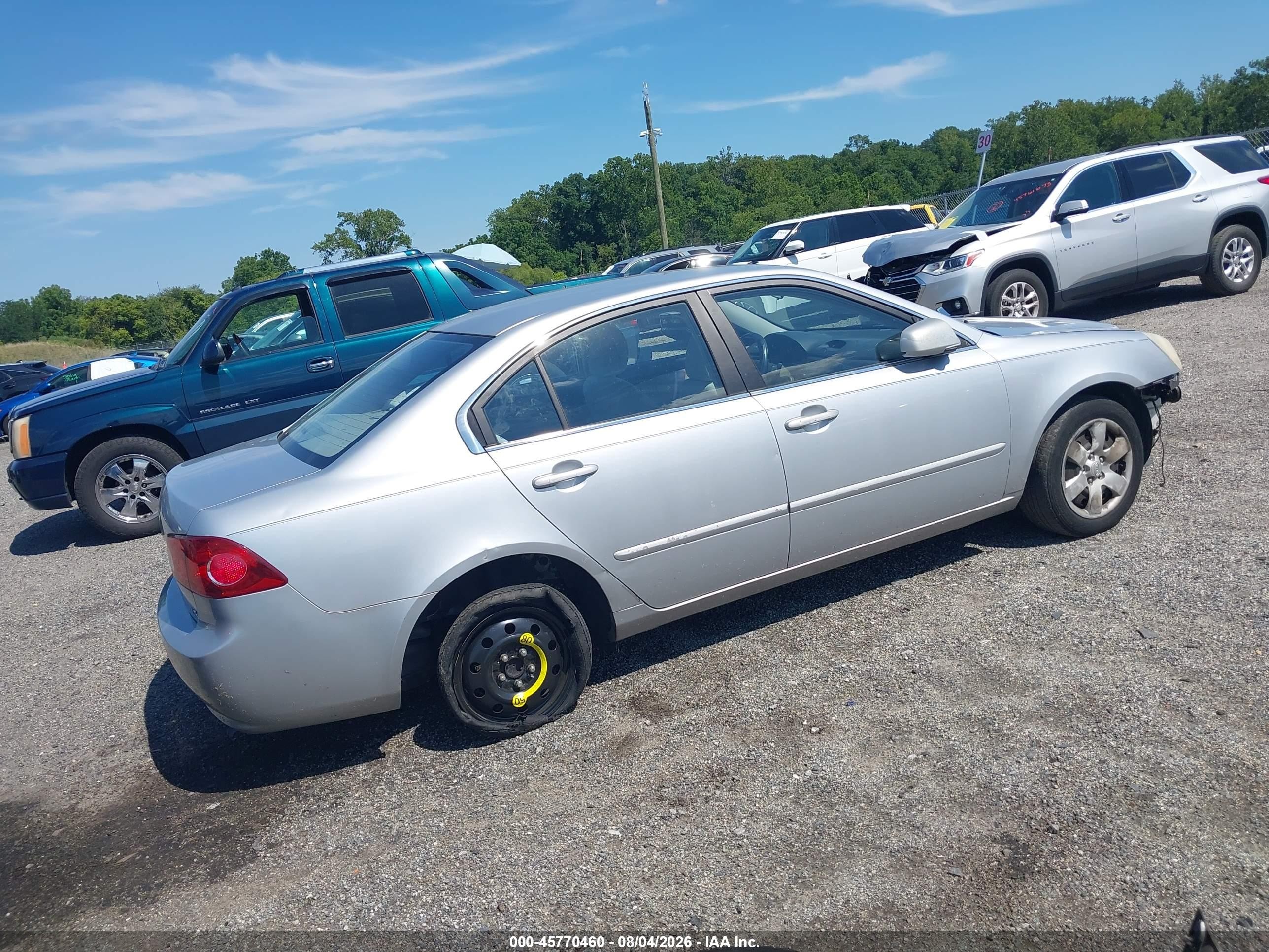 2006 Kia Optima Ex (new)/lx (new) Silver vin: KNAGE123265022278