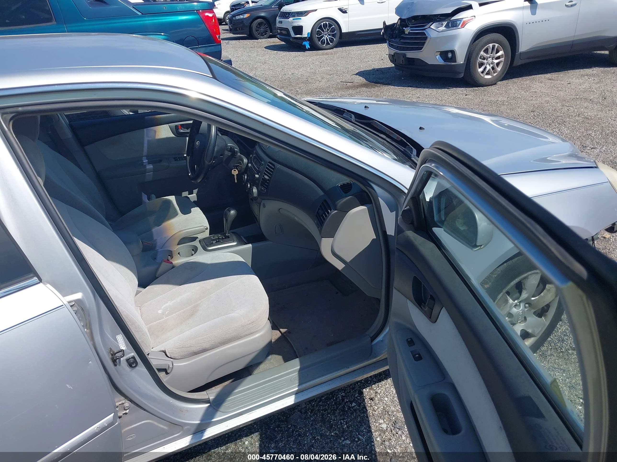 2006 Kia Optima Ex (new)/lx (new) Silver vin: KNAGE123265022278