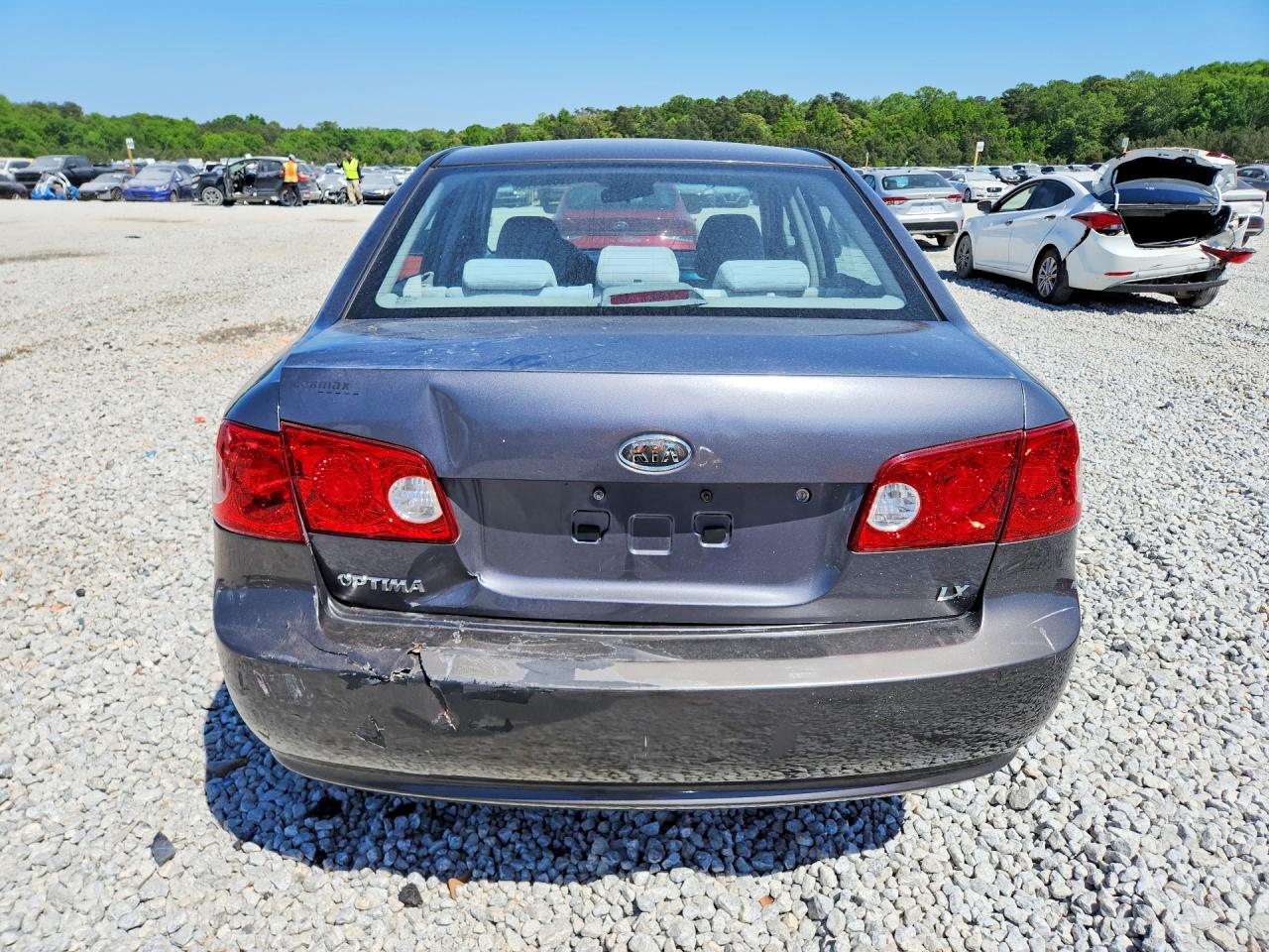 2008 Kia Optima Lx/ex Gray vin: KNAGE123285209247