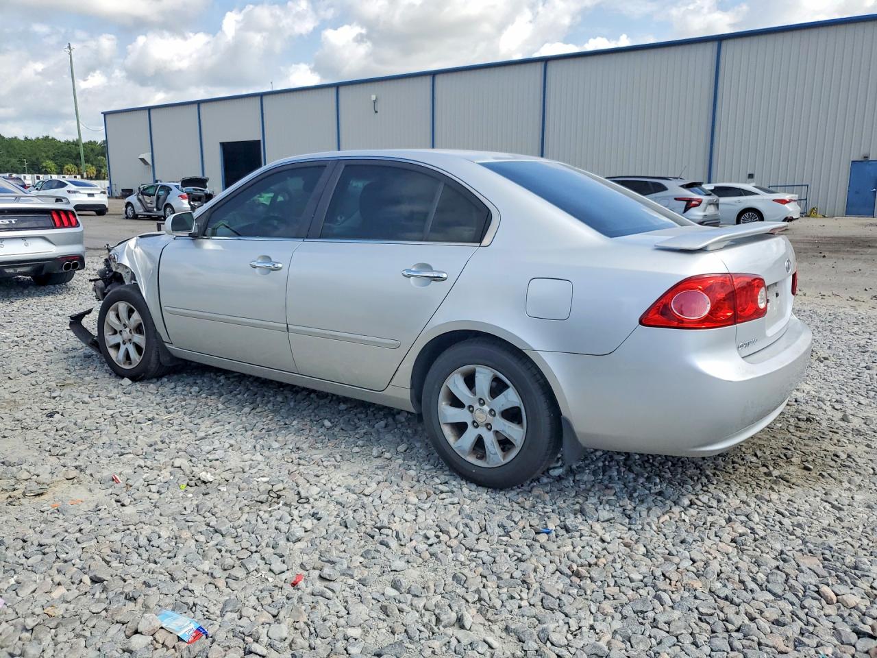 2008 Kia Optima Lx Silver vin: KNAGE123285263499